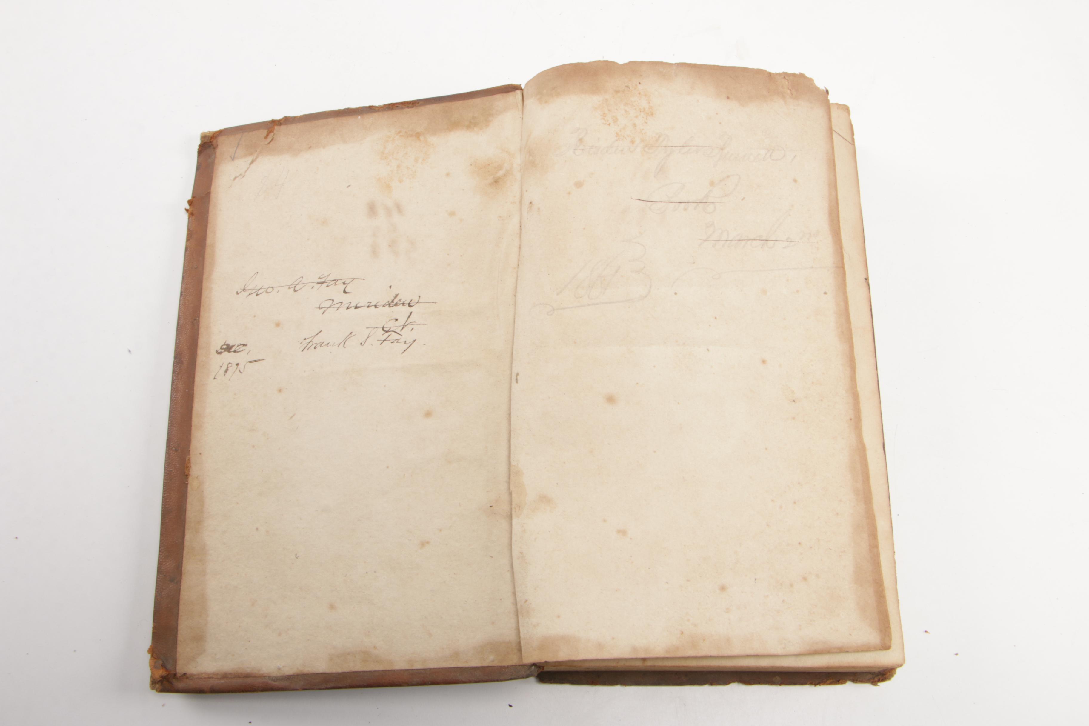 1810 First Edition "A Digest of the Laws of Evidence" by Zephaniah Swift