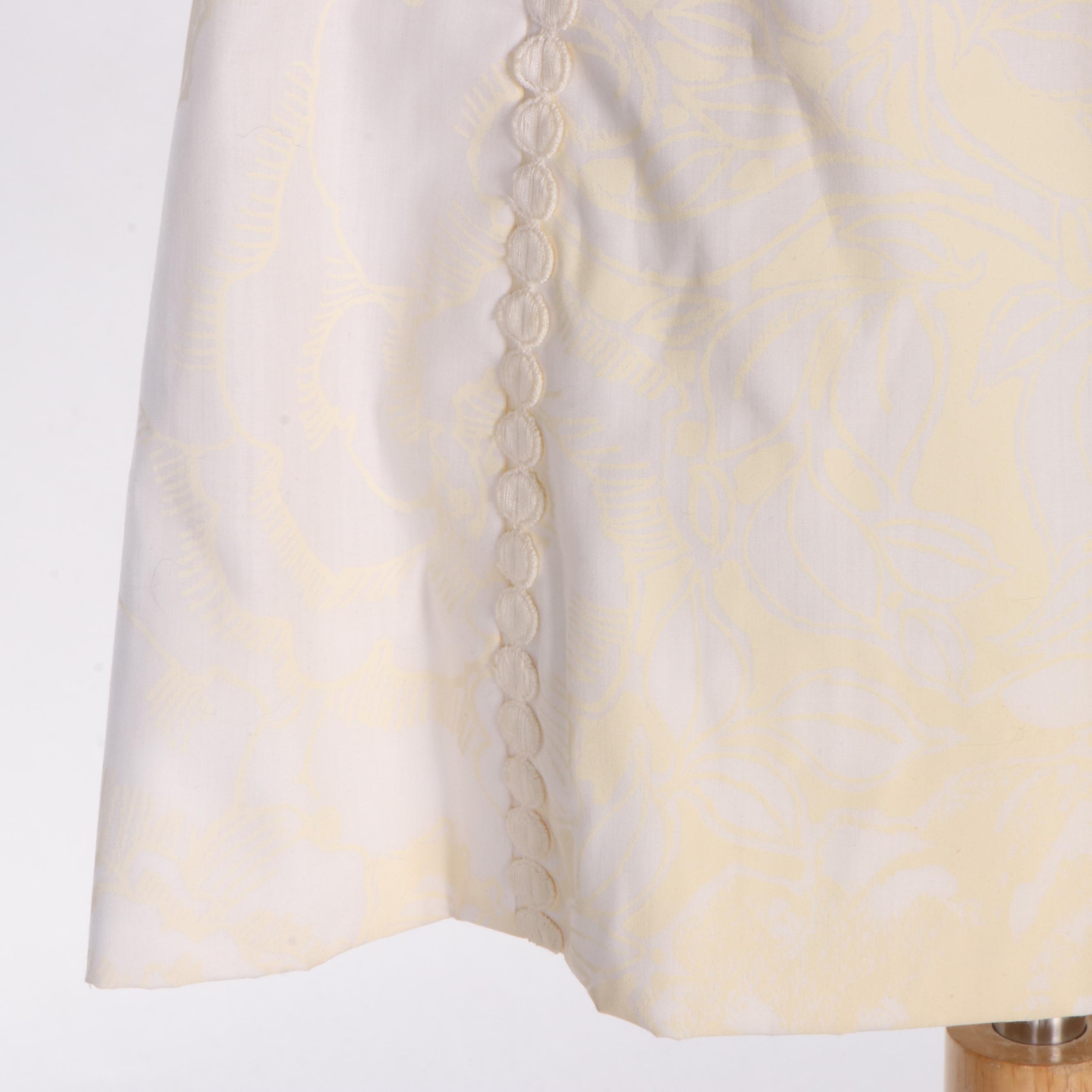 The Lilly Lilly Pulitzer Hand-Printed Cotton Dress with Lace Bib and Trim, 1960s