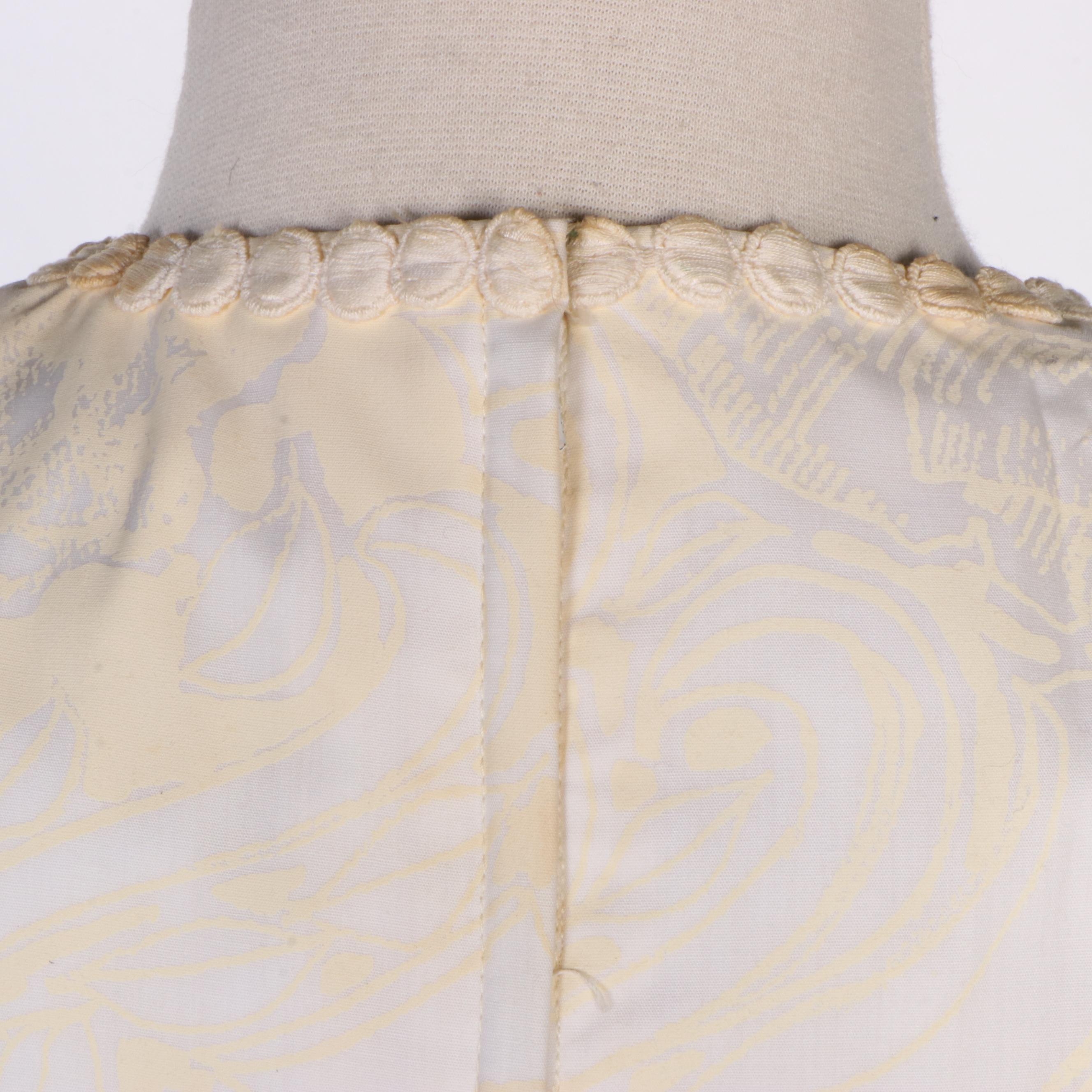 The Lilly Lilly Pulitzer Hand-Printed Cotton Dress with Lace Bib and Trim, 1960s