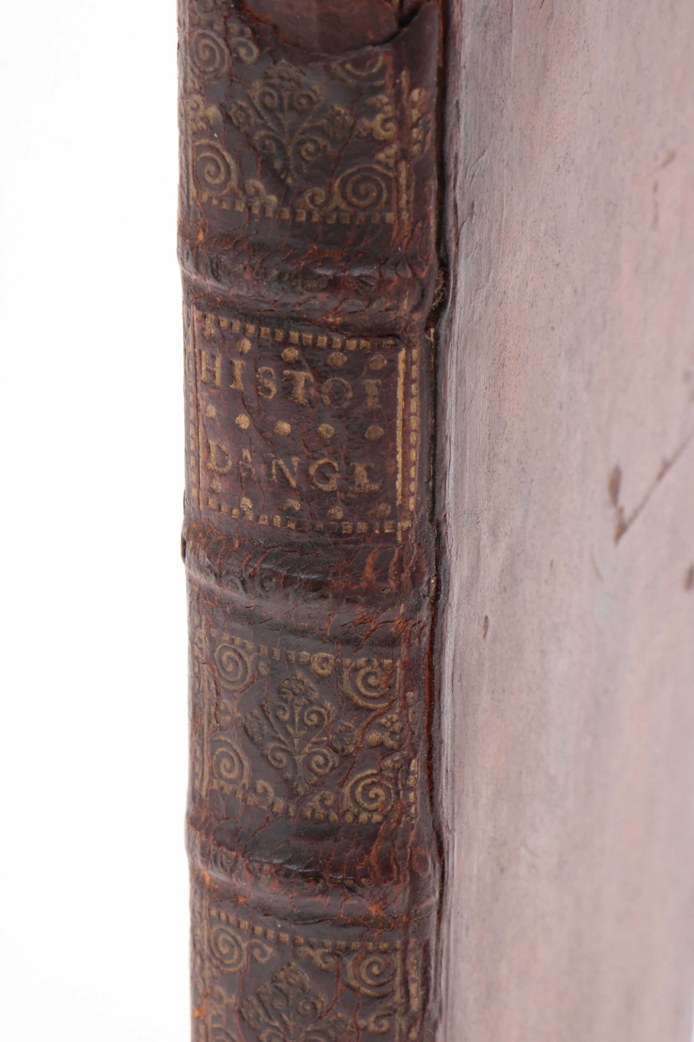 1698 "Méthode facile pour apprendre l'histoire d'Angleterre" by Simon Gueullette