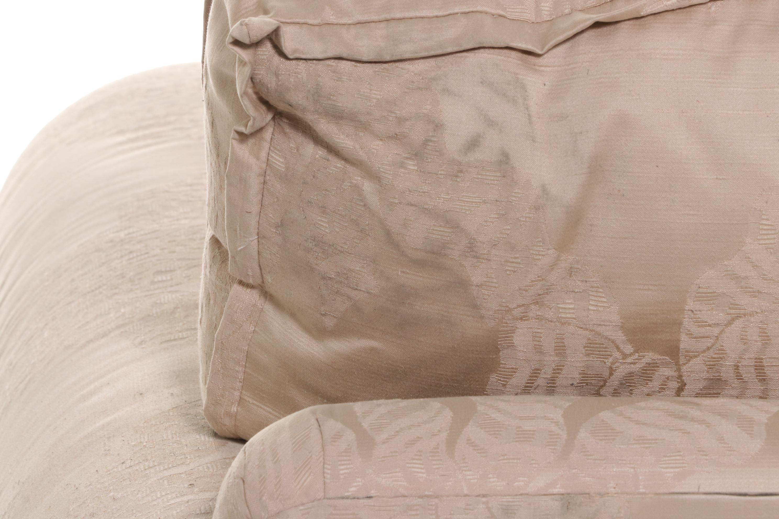 Henredon "Schoonbeck Collection" Damask Roll-Arm Sofa