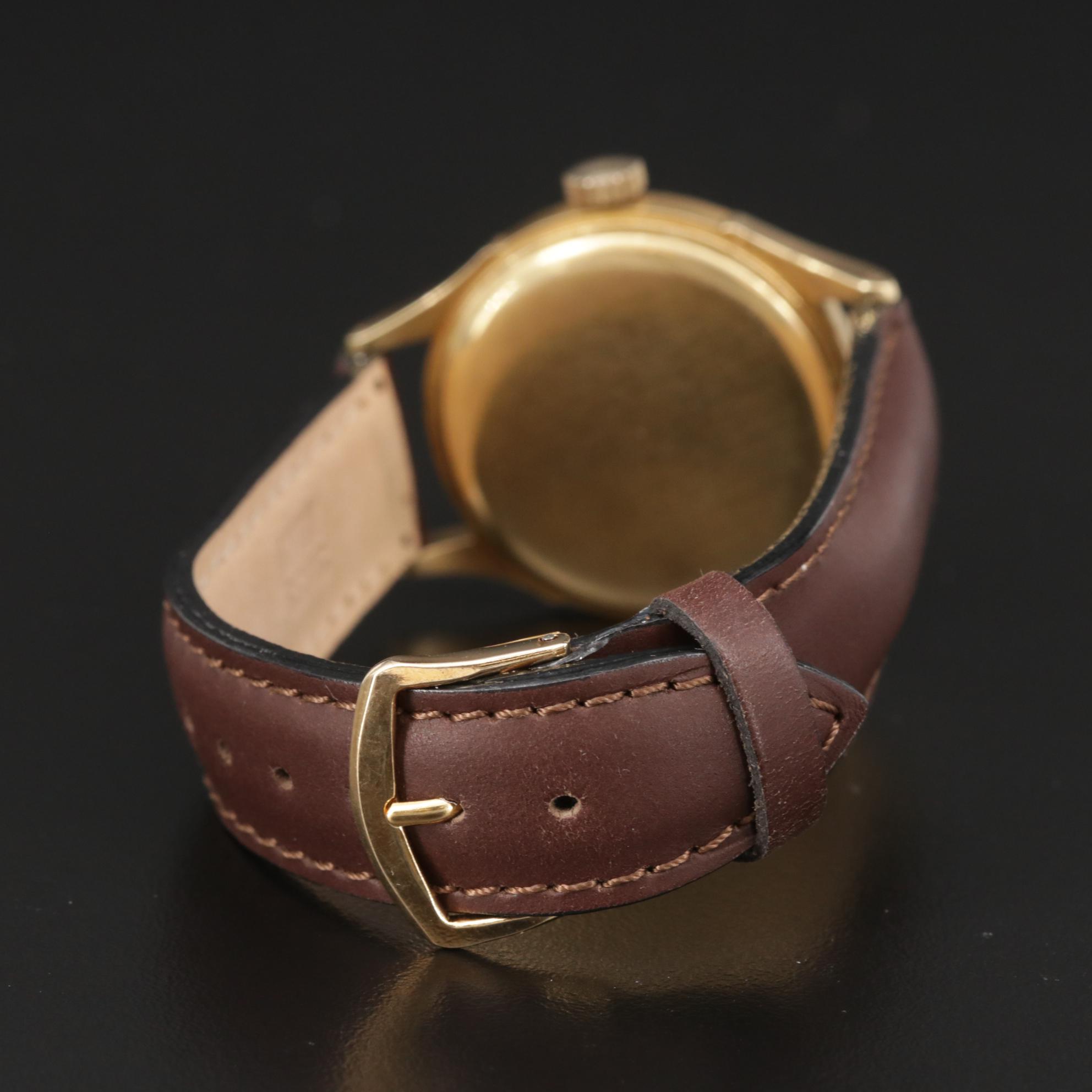 1943 Omega 18K Gold Bumper Automatic Watch