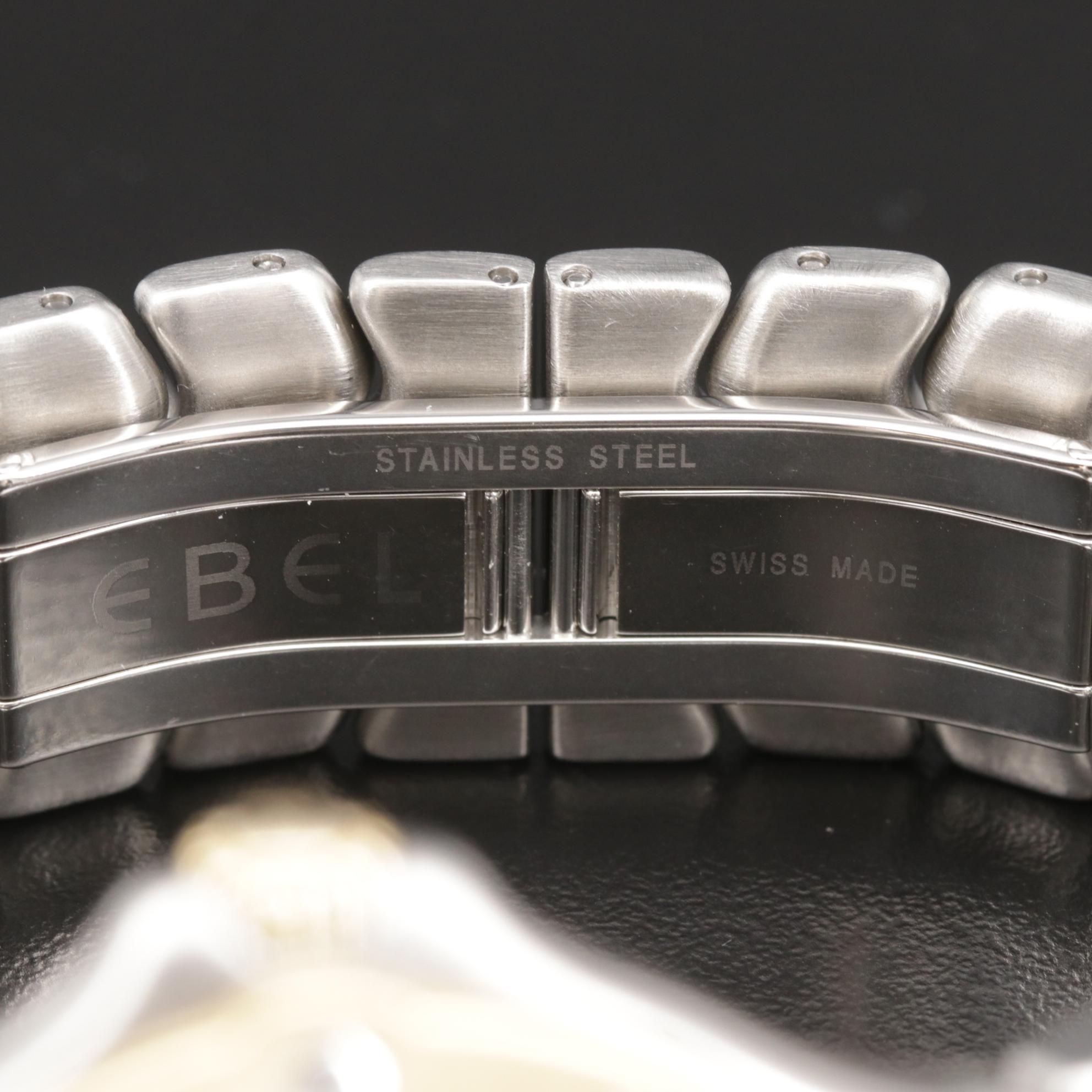 Ebel Sportwave 18K Gold and Stainless Steel Quartz Watch