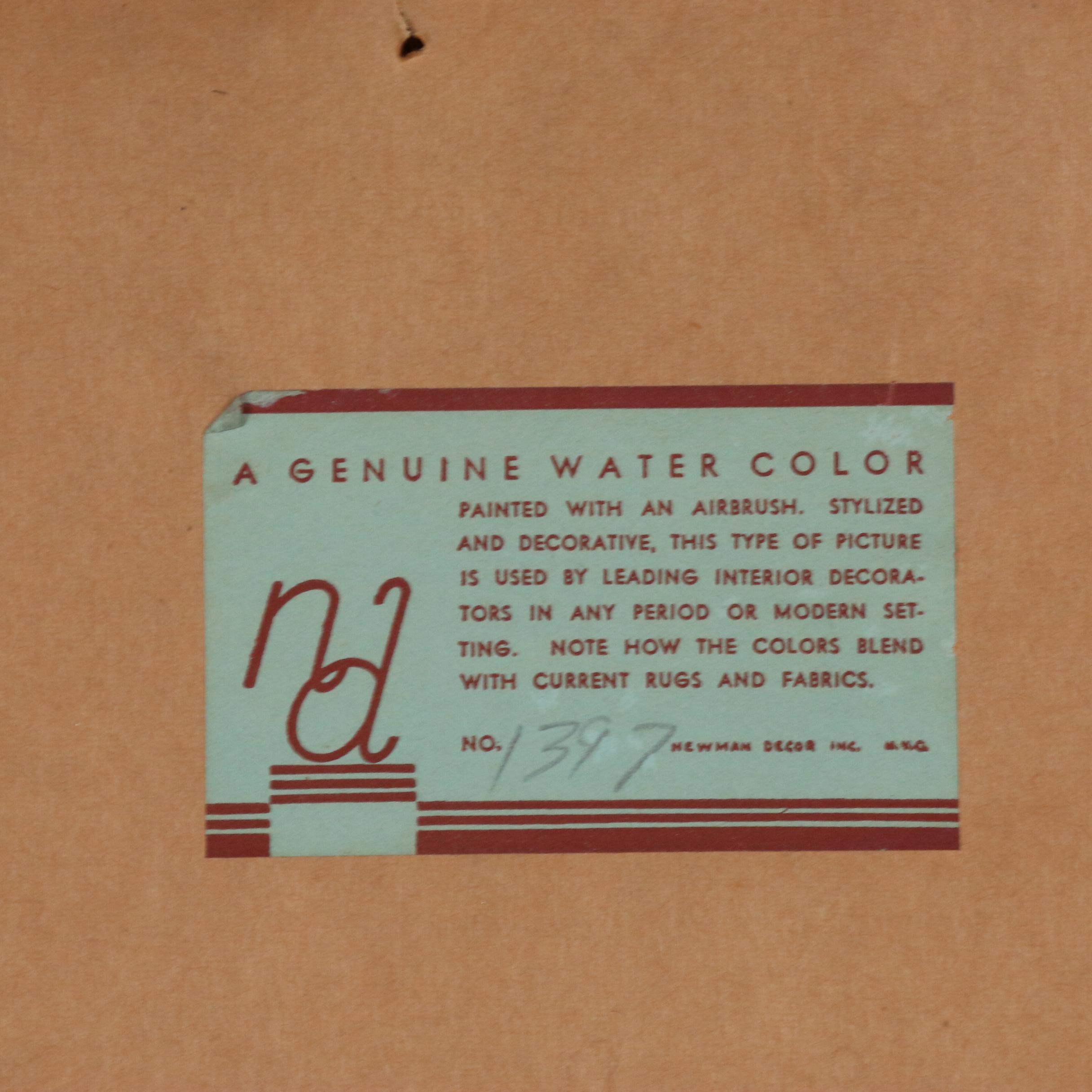 Harris Watercolor Painting of Deer