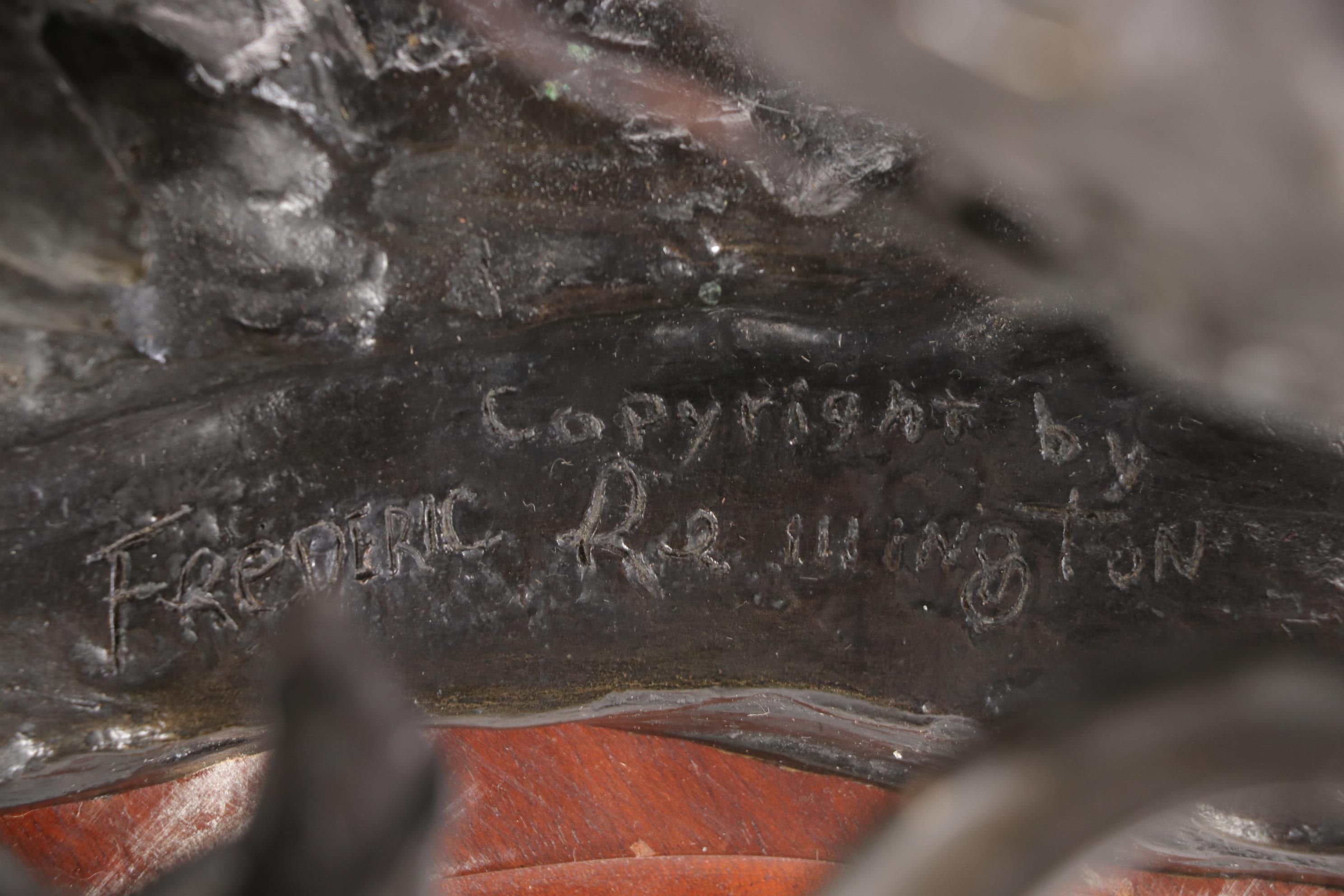 Bronze Sculpture after Frederic Remington "Stampede"