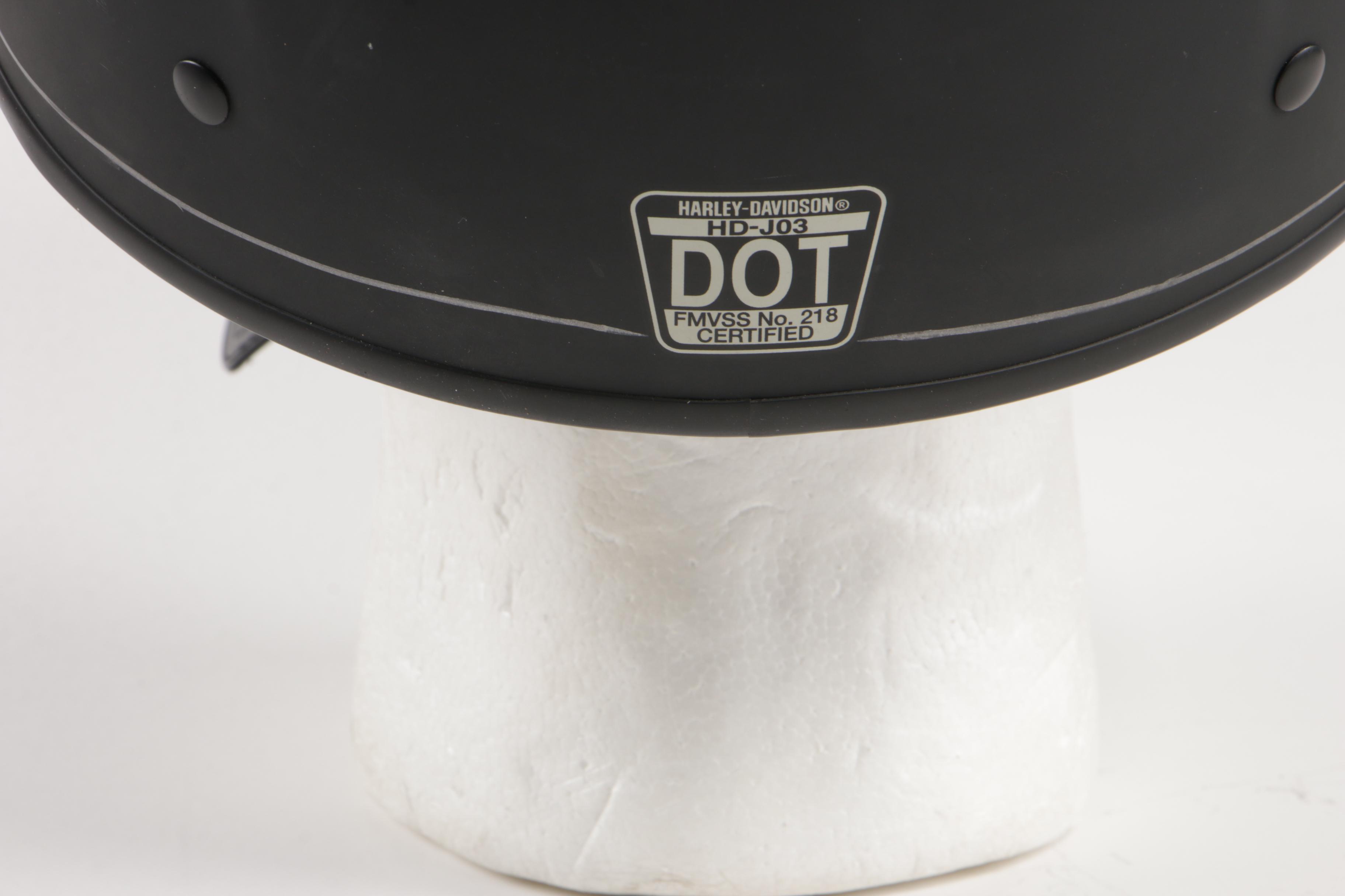 Harley-Davidson HD-J03 Ultra Light Half Helmet with Bag