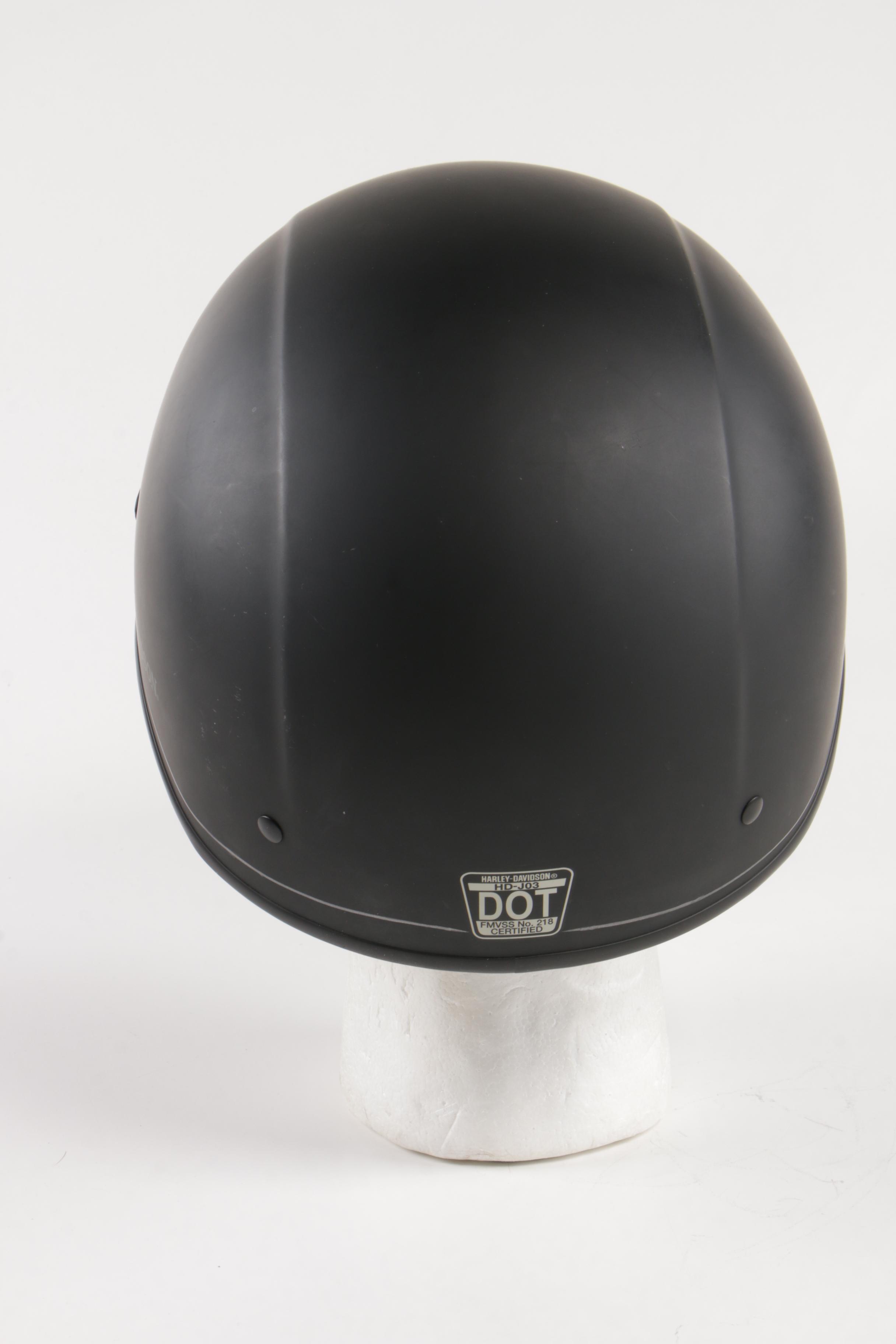 Harley-Davidson HD-J03 Ultra Light Half Helmet with Bag