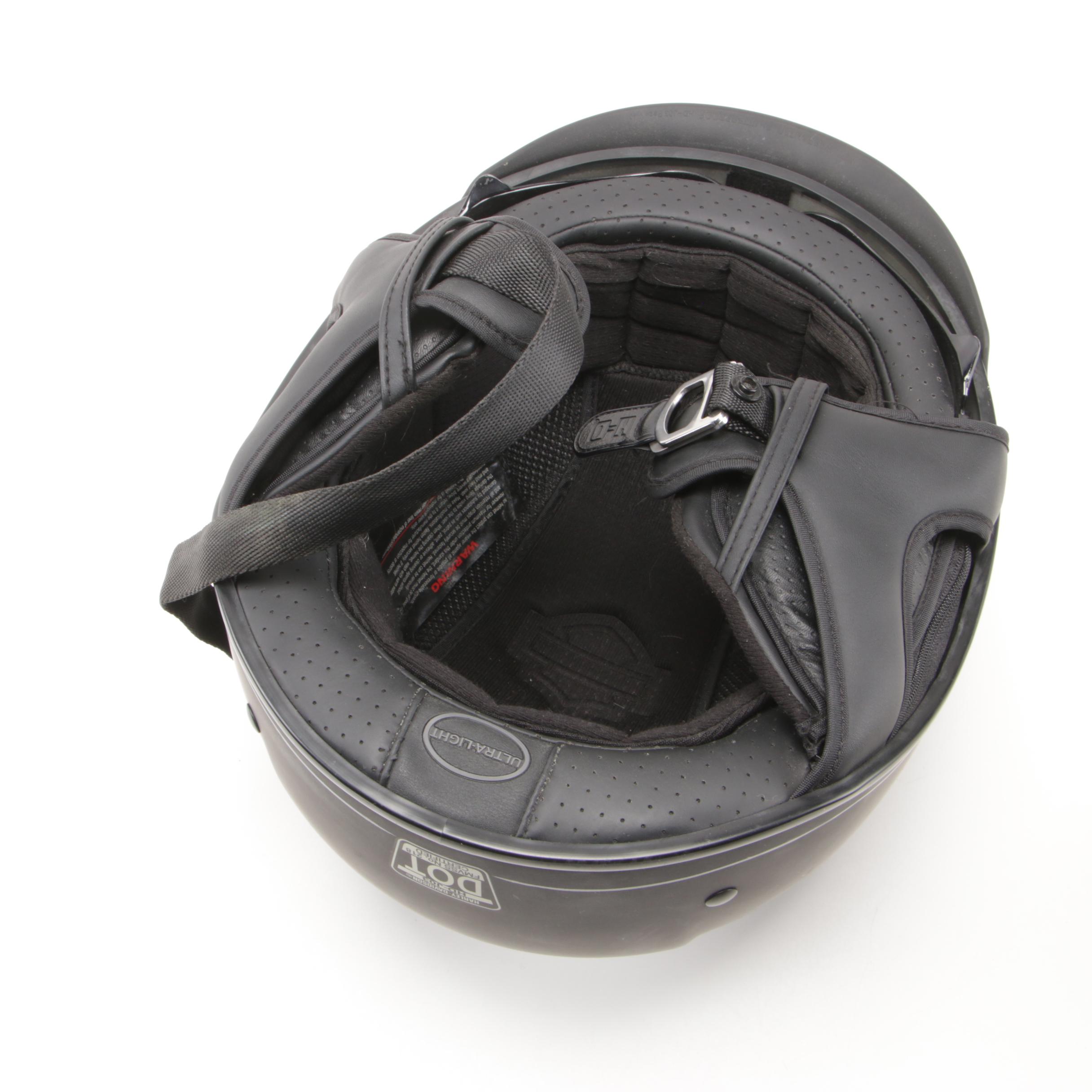 Harley-Davidson HD-J03 Ultra Light Half Helmet with Bag