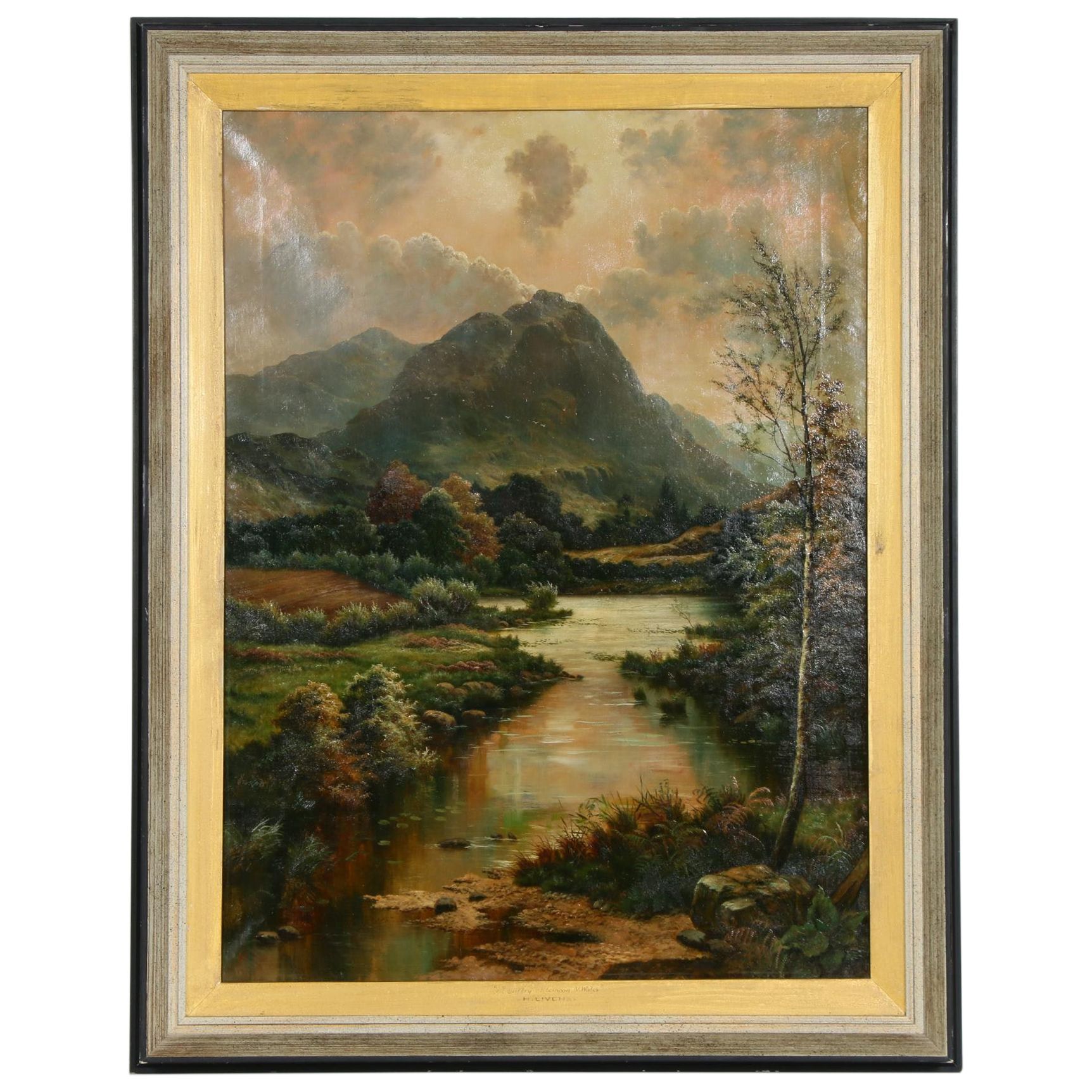 Henry John Livens Welsh Landscape Oil Painting, Early to Mid 20th Century