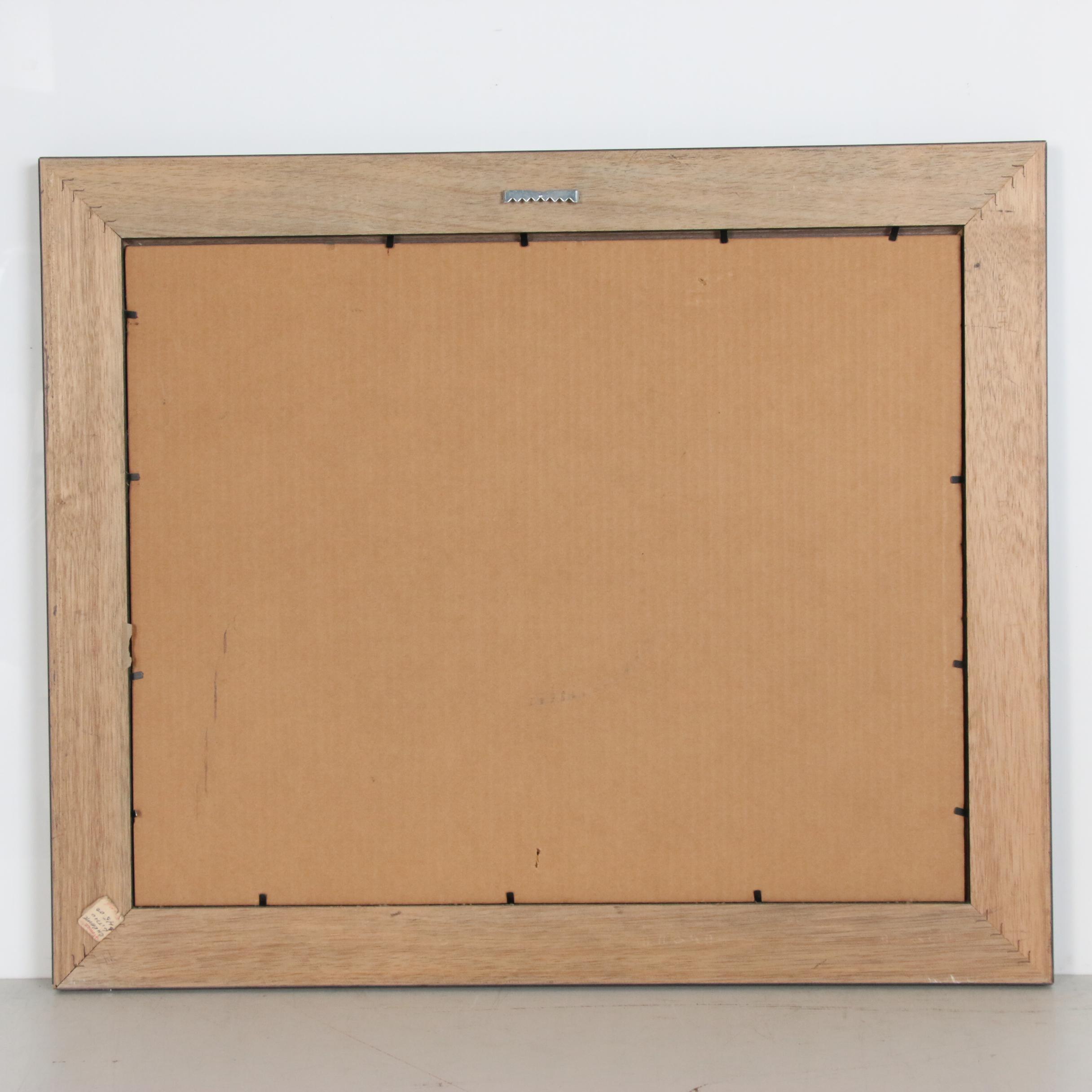 Lithographic Print of Cattle