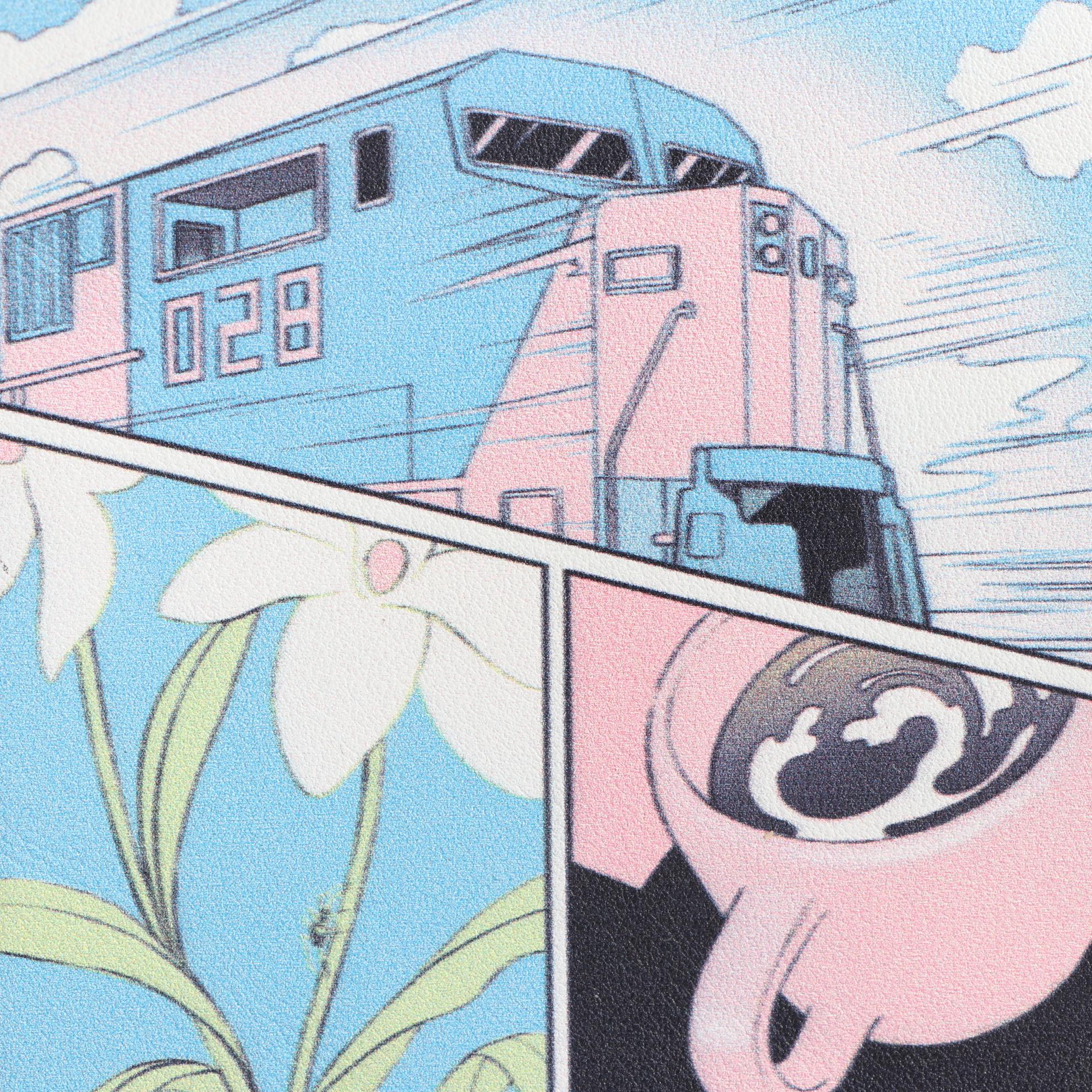 Prada James Jean Comic Art Collection Messenger Bag in Printed Saffiano Leather