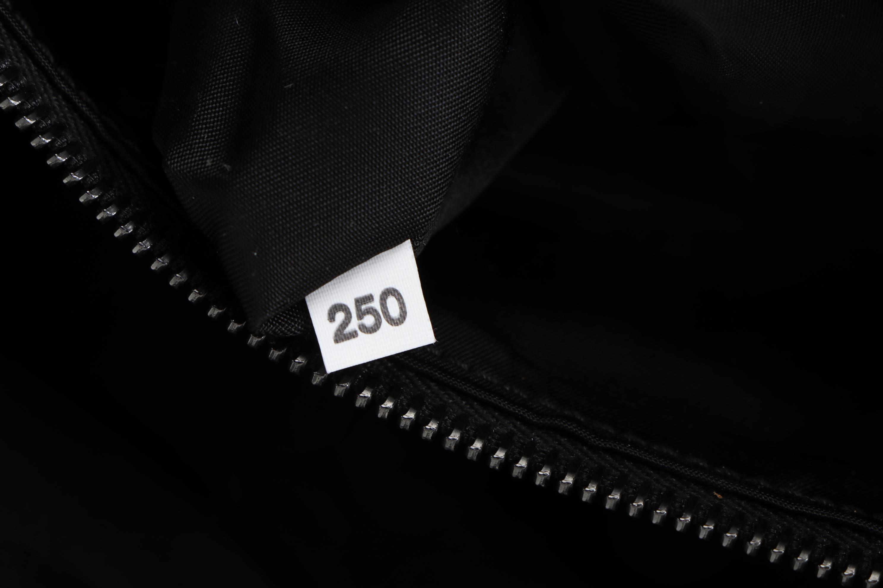 Prada Comic Print Tote Bag in Black and White Tessuto Nylon and Saffiano Leather