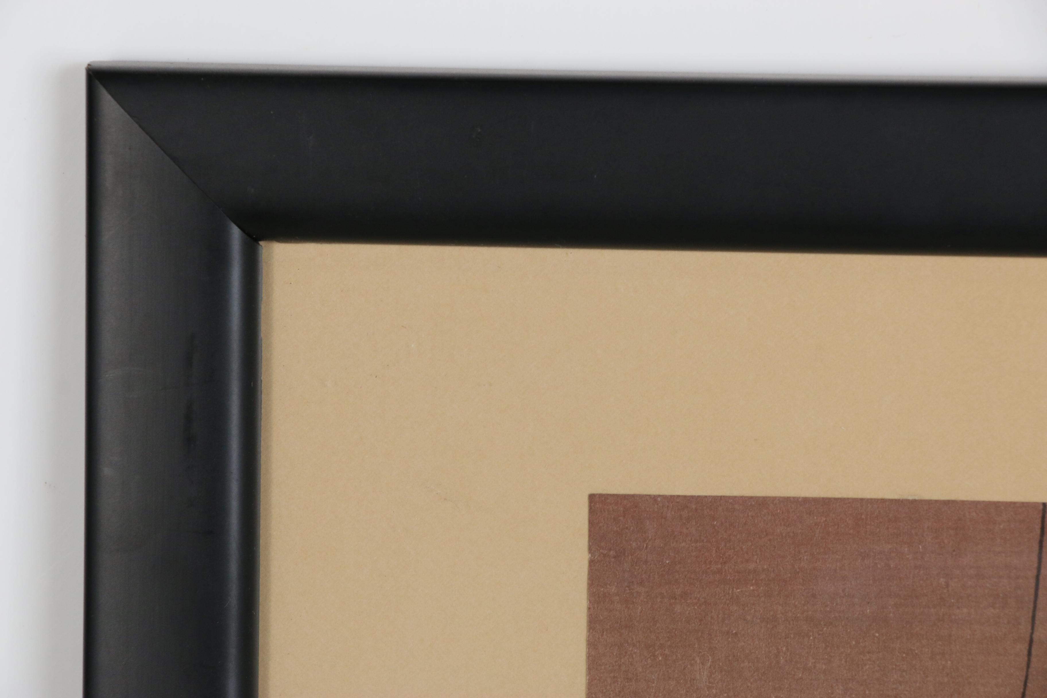 Utagawa Hiroshige Ukiyo-e Woodblock "Crane Standing on a Rock amid Waves"