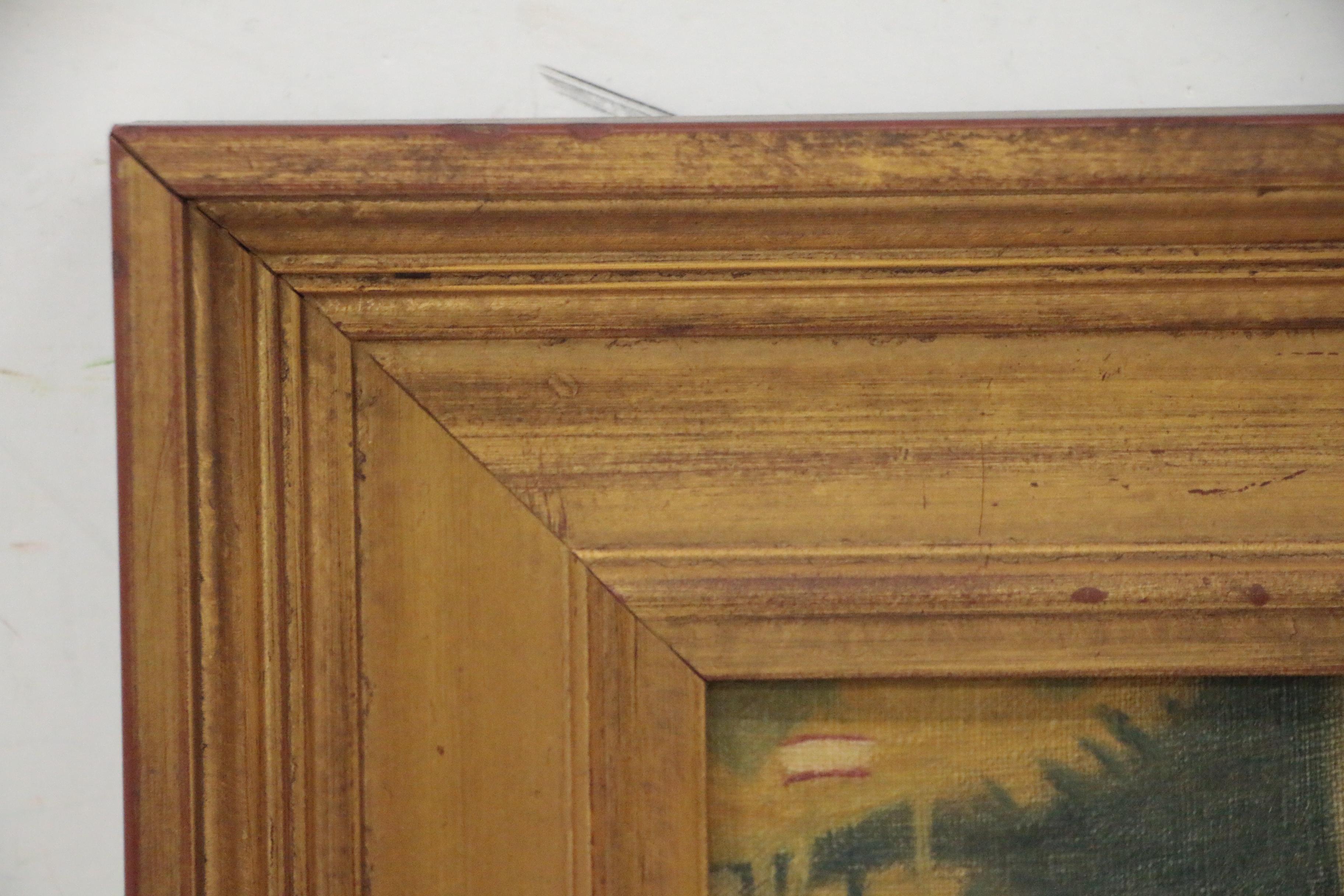 Florence B. Smithburn Oil Painting of Interior Space