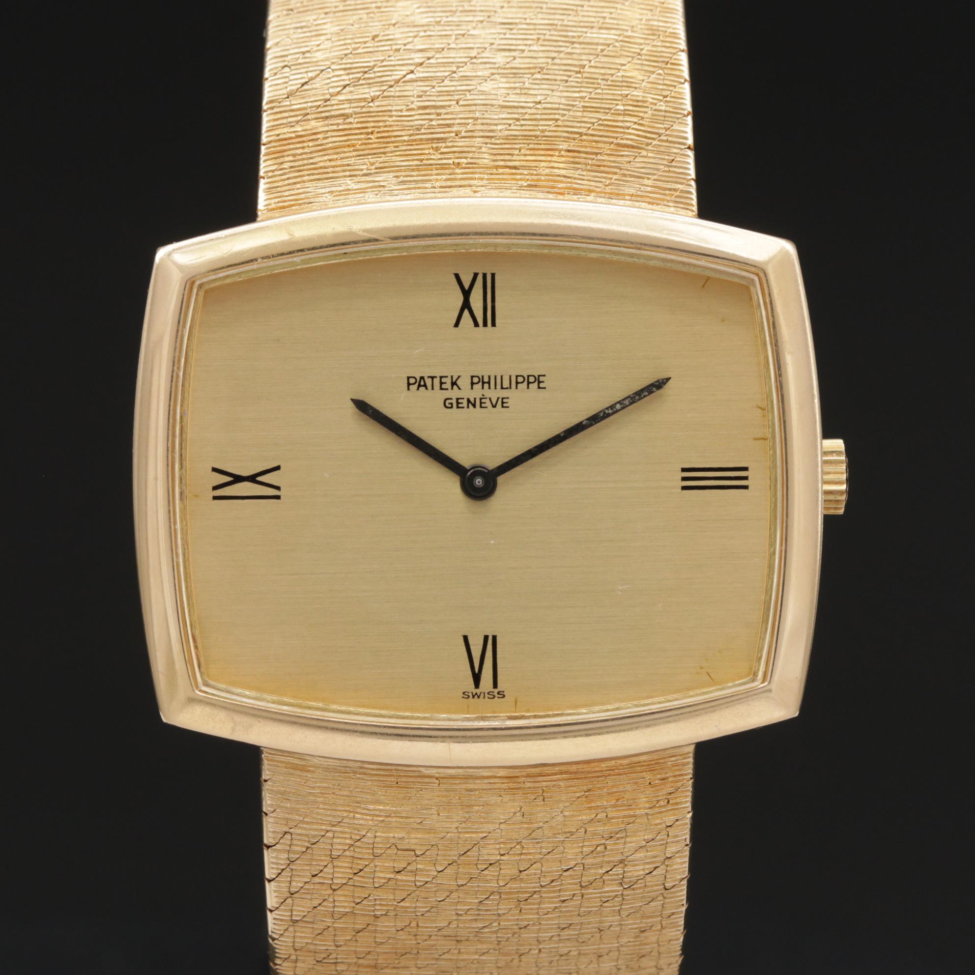 Patek Philippe Gondola 18K Gold Stem Wind Watch