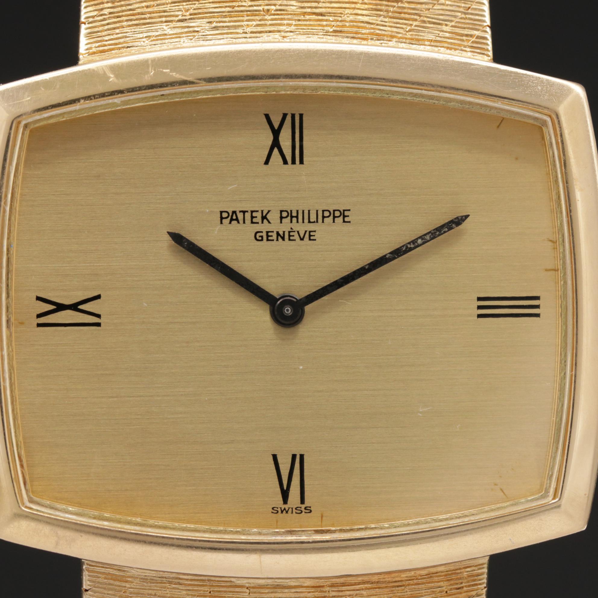 Patek Philippe Gondola 18K Gold Stem Wind Watch