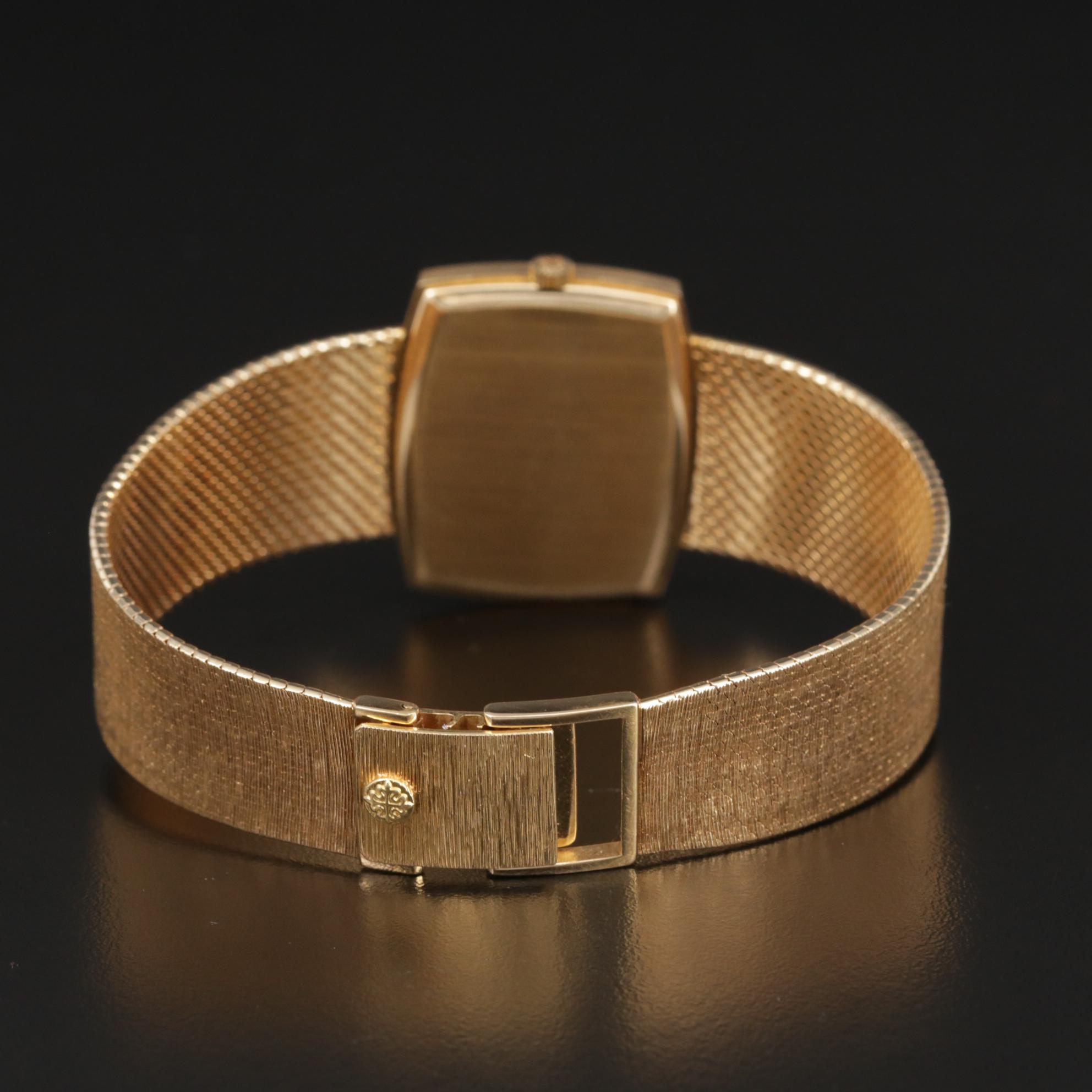 Patek Philippe Gondola 18K Gold Stem Wind Watch