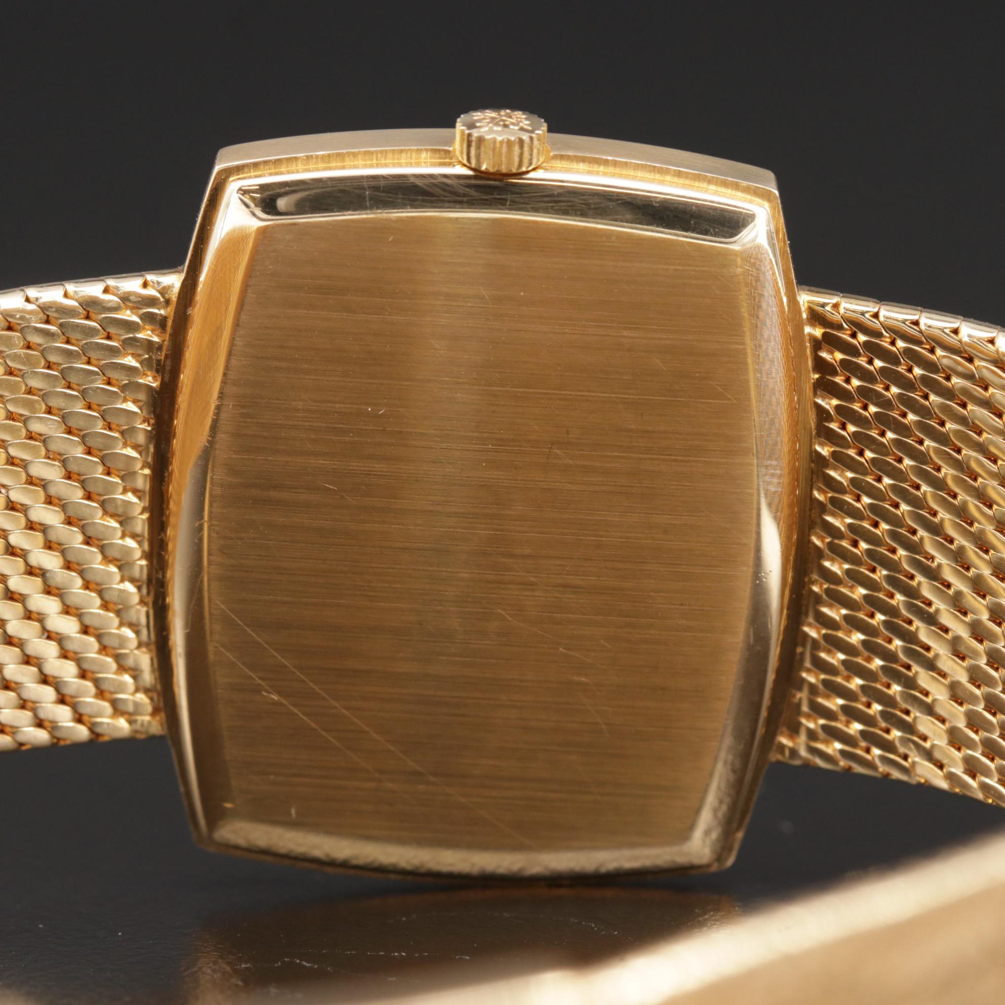 Patek Philippe Gondola 18K Gold Stem Wind Watch