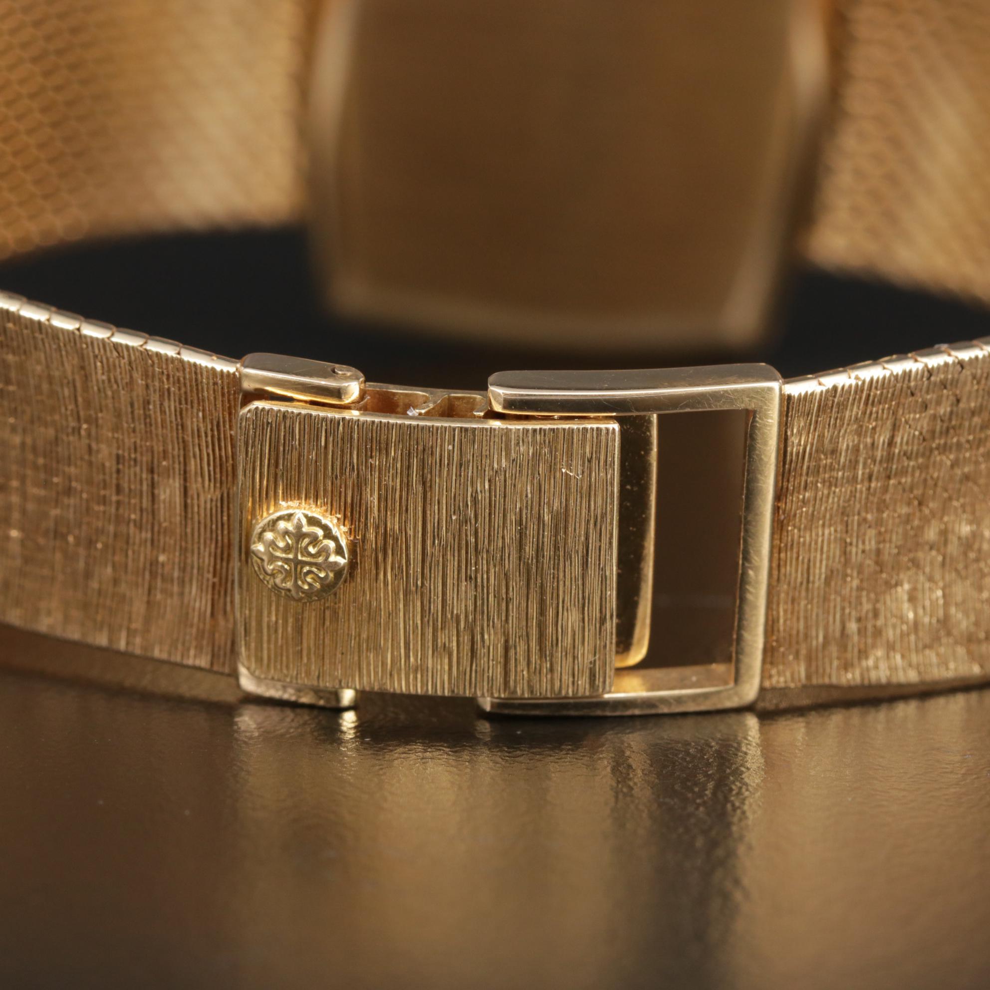 Patek Philippe Gondola 18K Gold Stem Wind Watch