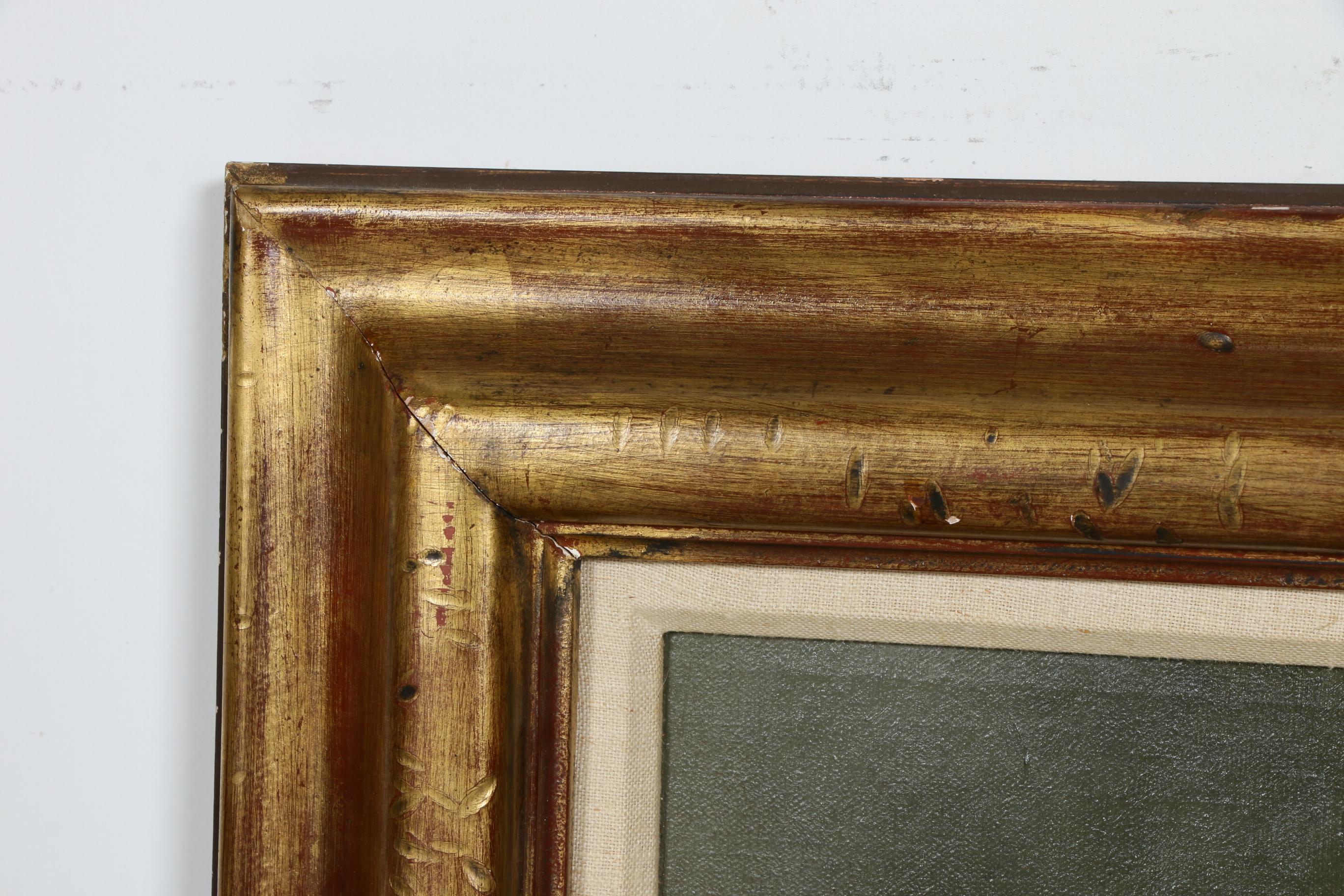 Stephen Woodburn Rocky Field Landscape Oil Painting, Mid to Late 20th Century