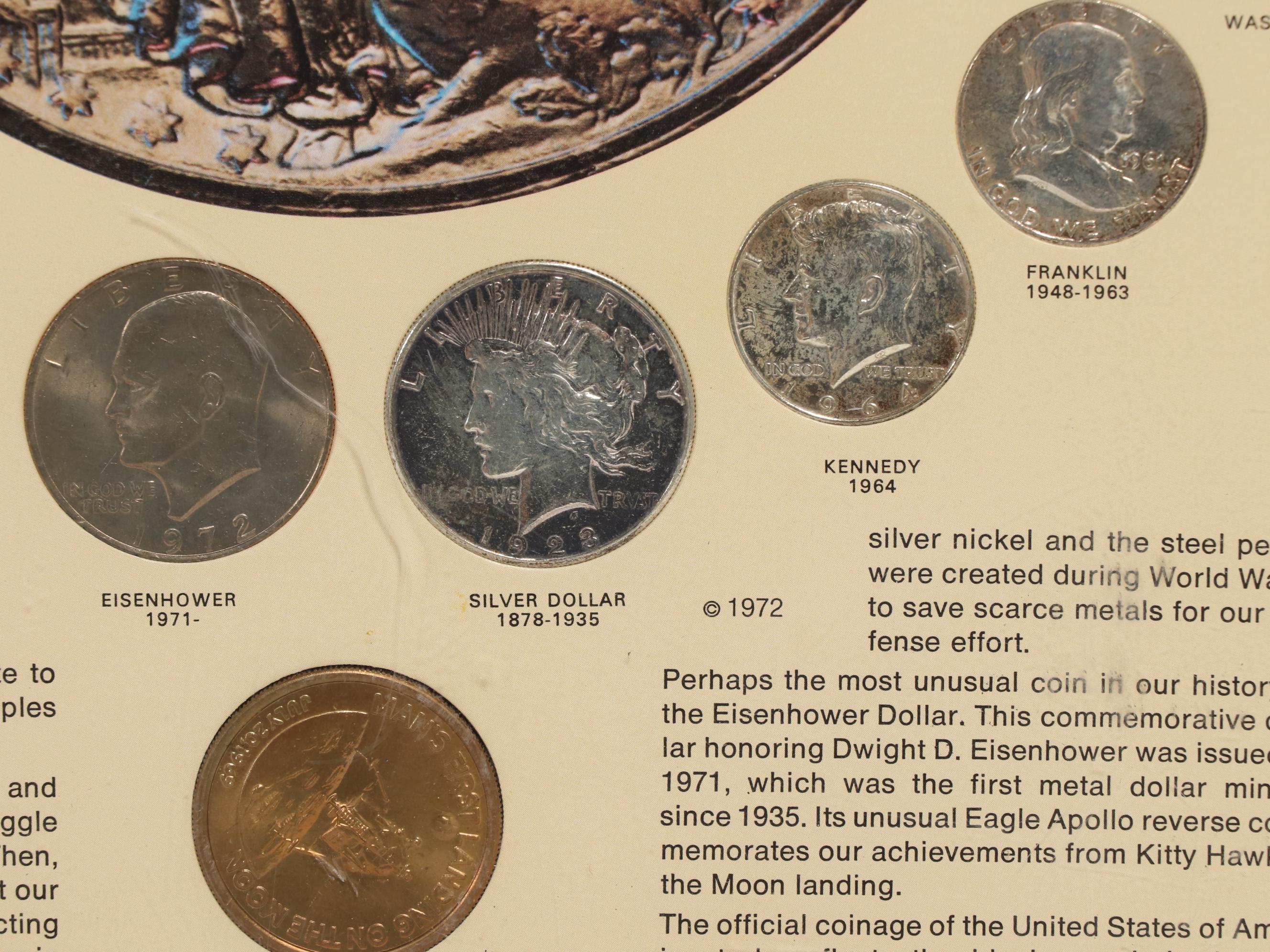 Collection of Framed U.S. Coins and Currency Sets