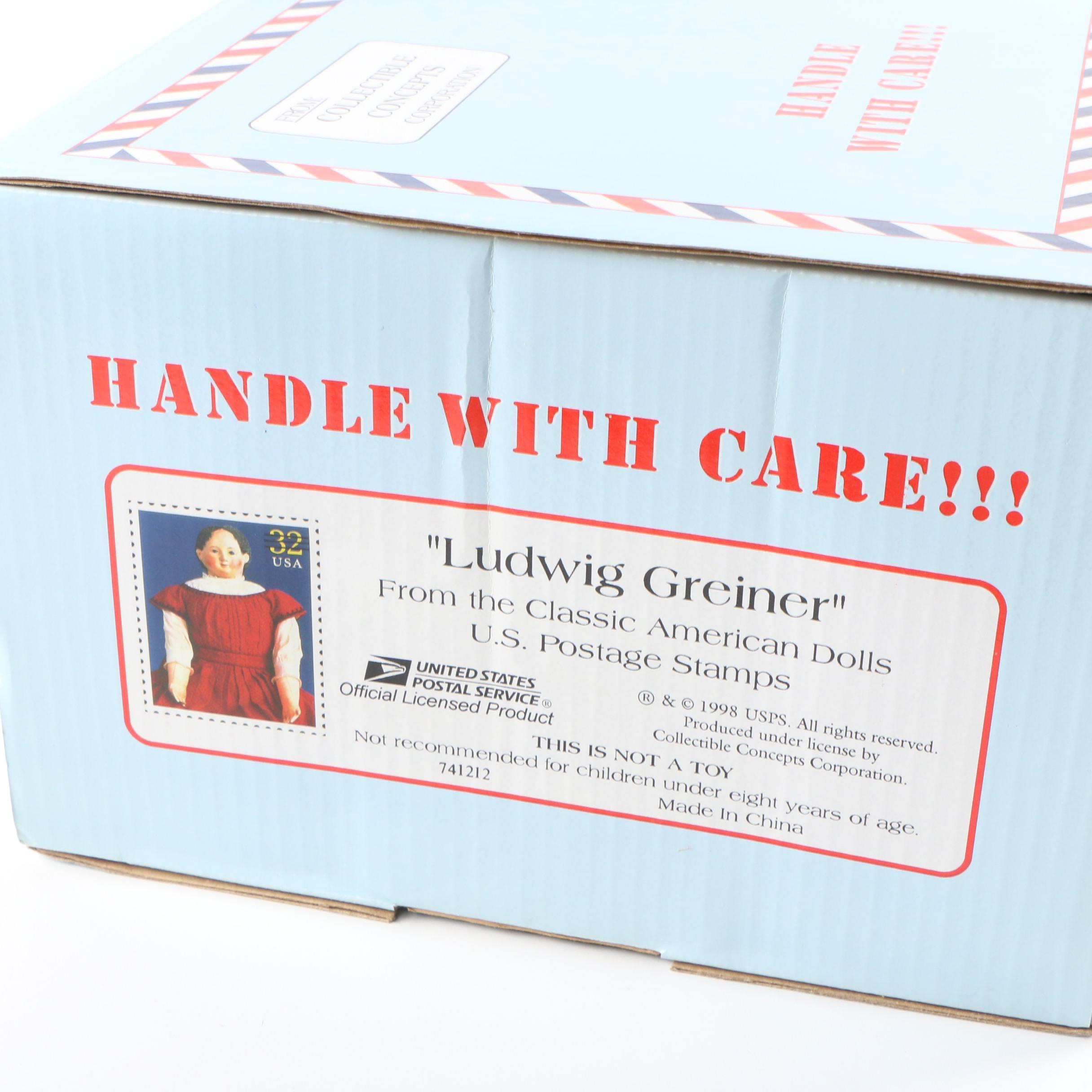 USPS Classic American Doll Series "Ludwig Greiner" Doll, 1998