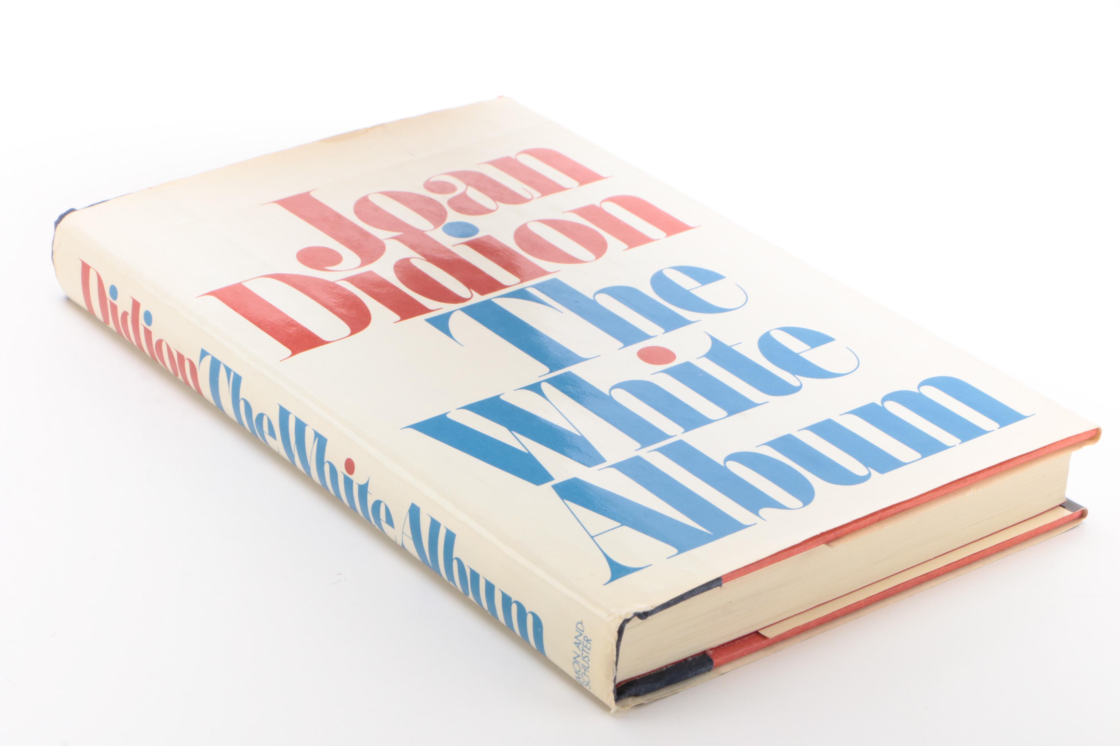 First Edition, First Printing "The White Album" by Joan Didion | EBTH