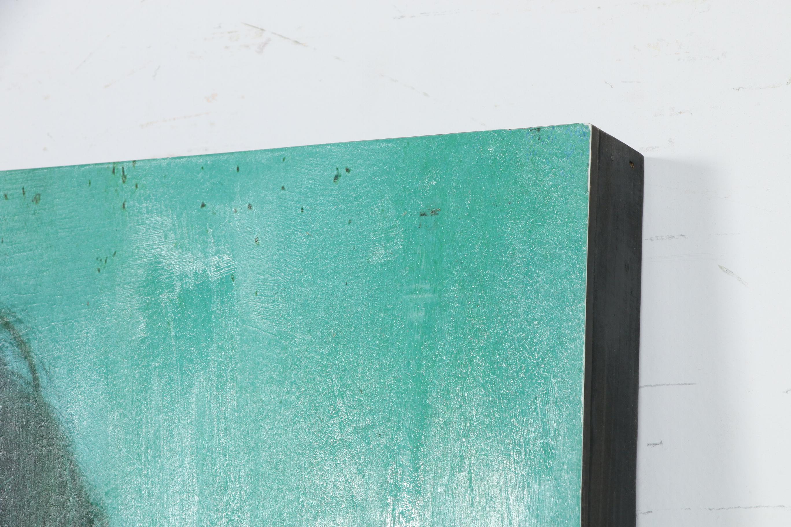 Chad Awalt Figural Embellished Offset Lithograph