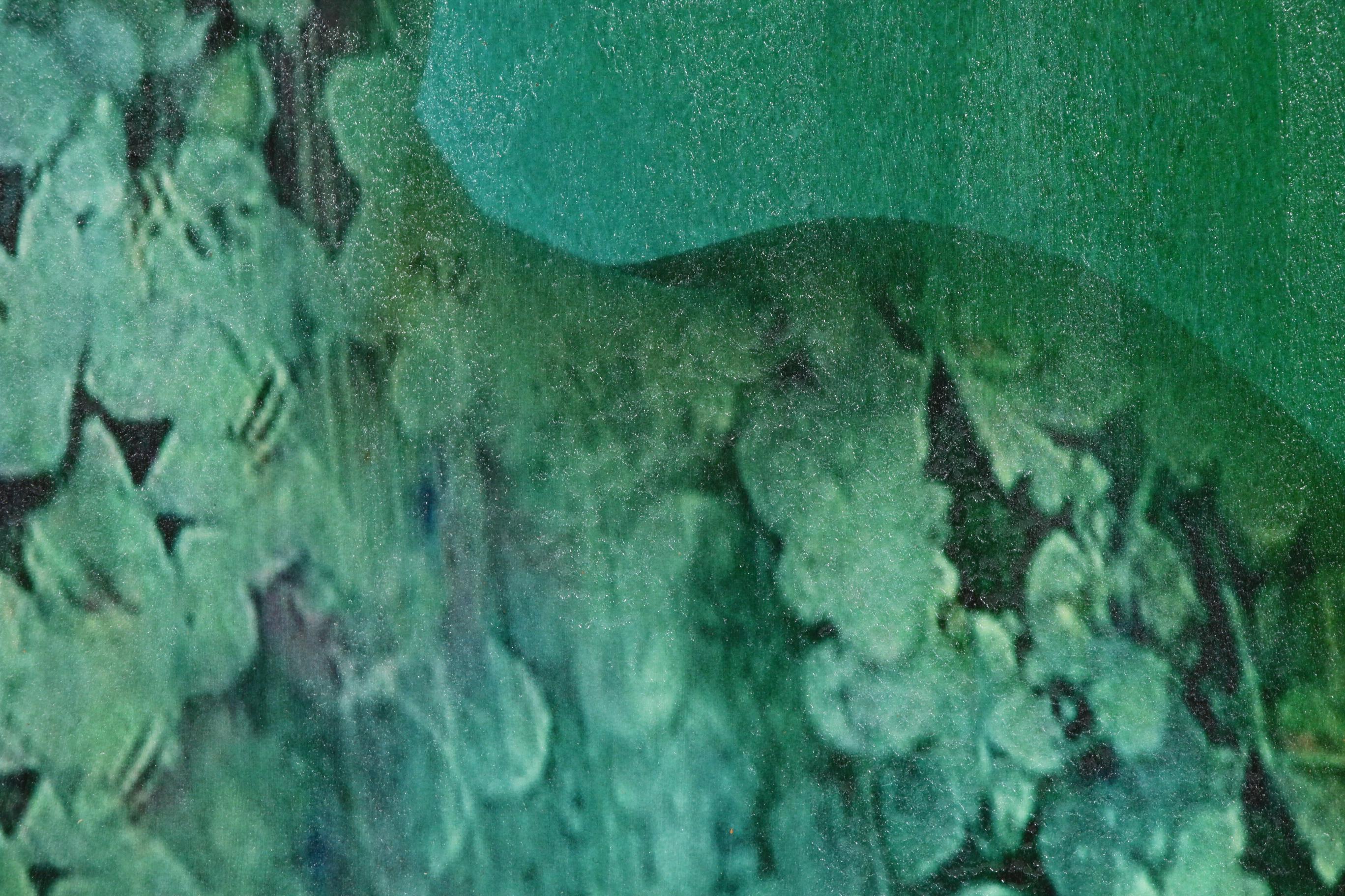 Chad Awalt Figural Embellished Offset Lithograph