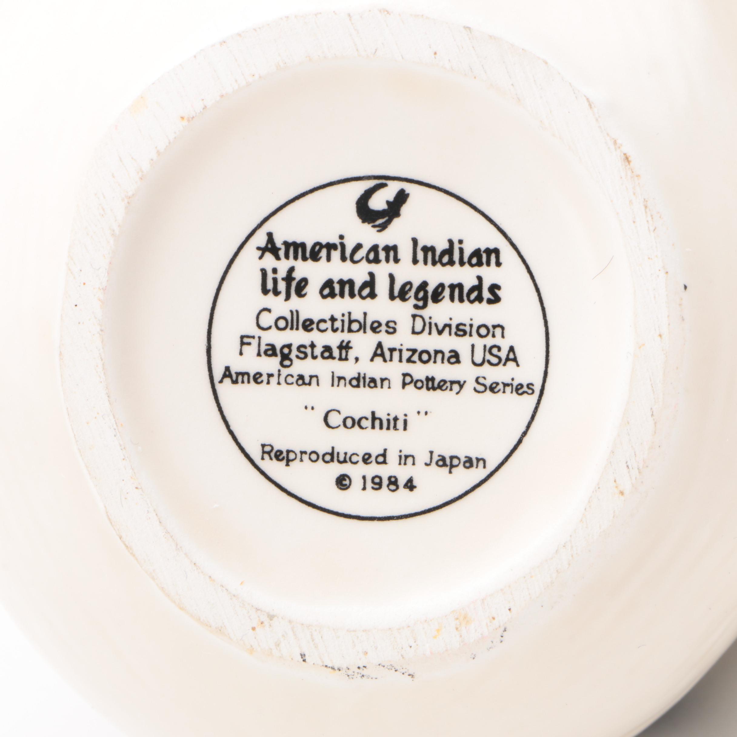 Candelaria Suazo, Santa Clara and A. Garcia, Acoma Pots and Another