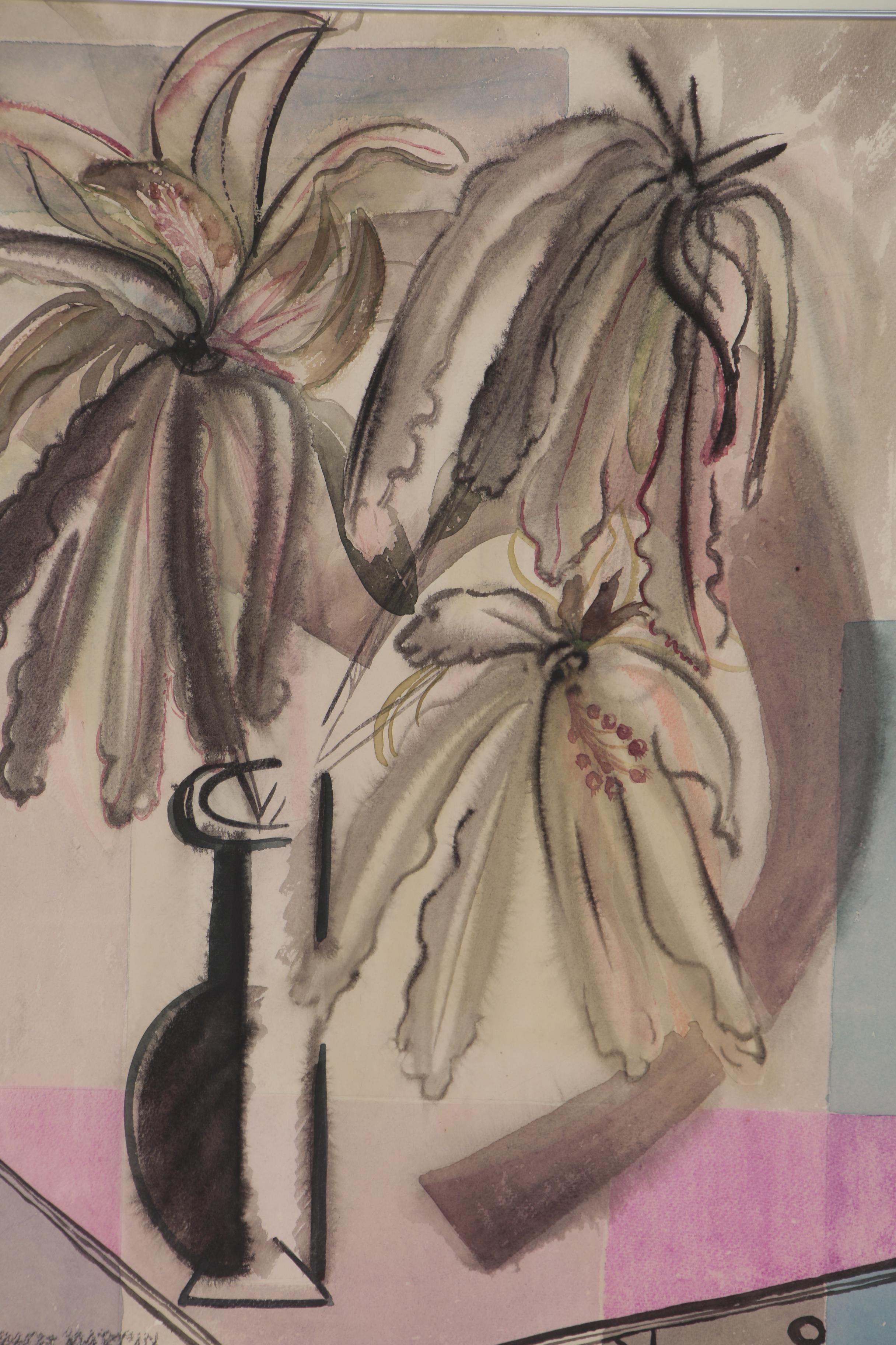 Grace Martin Taylor Still Life Watercolor Painting, 1940