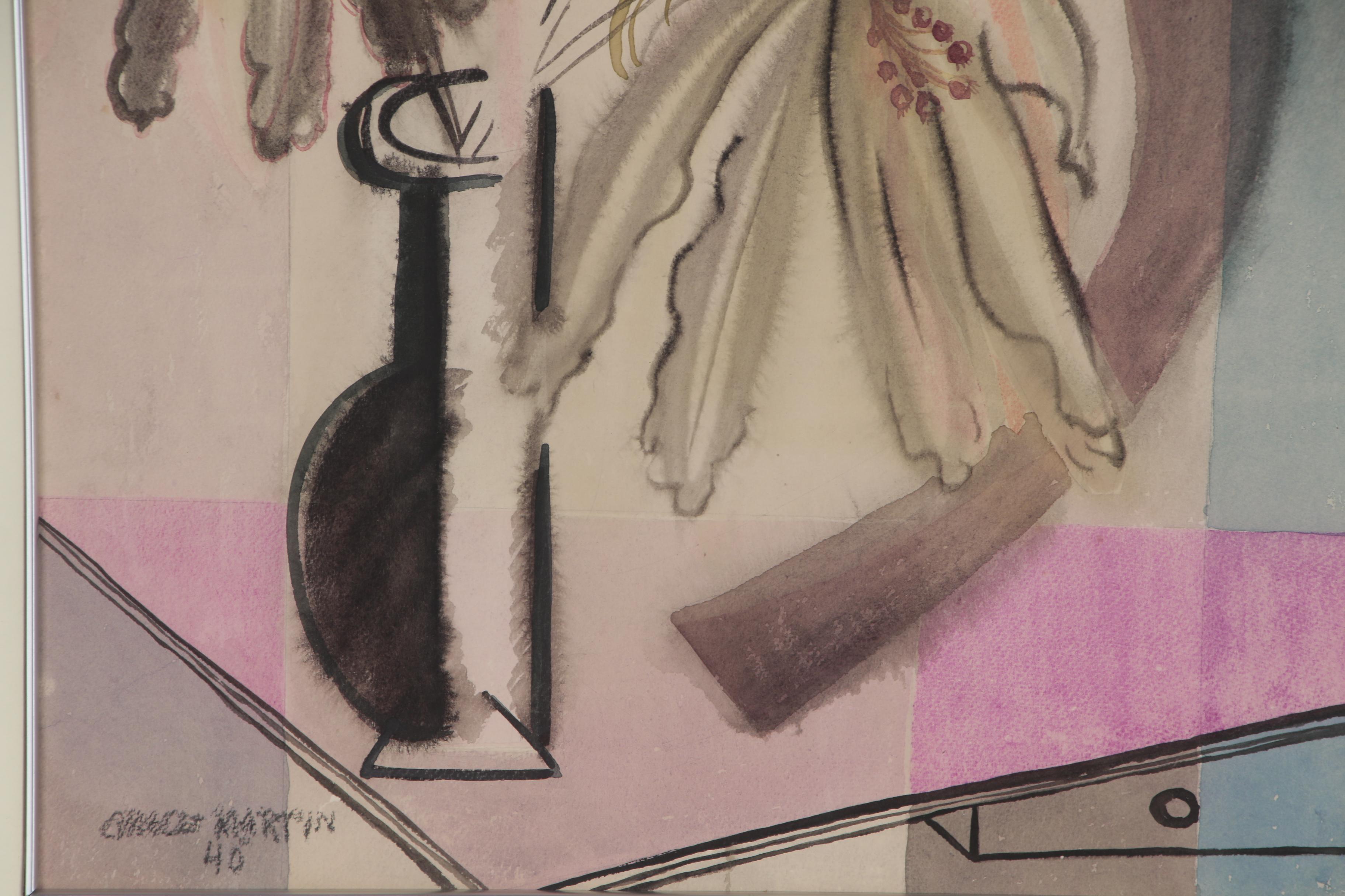 Grace Martin Taylor Still Life Watercolor Painting, 1940