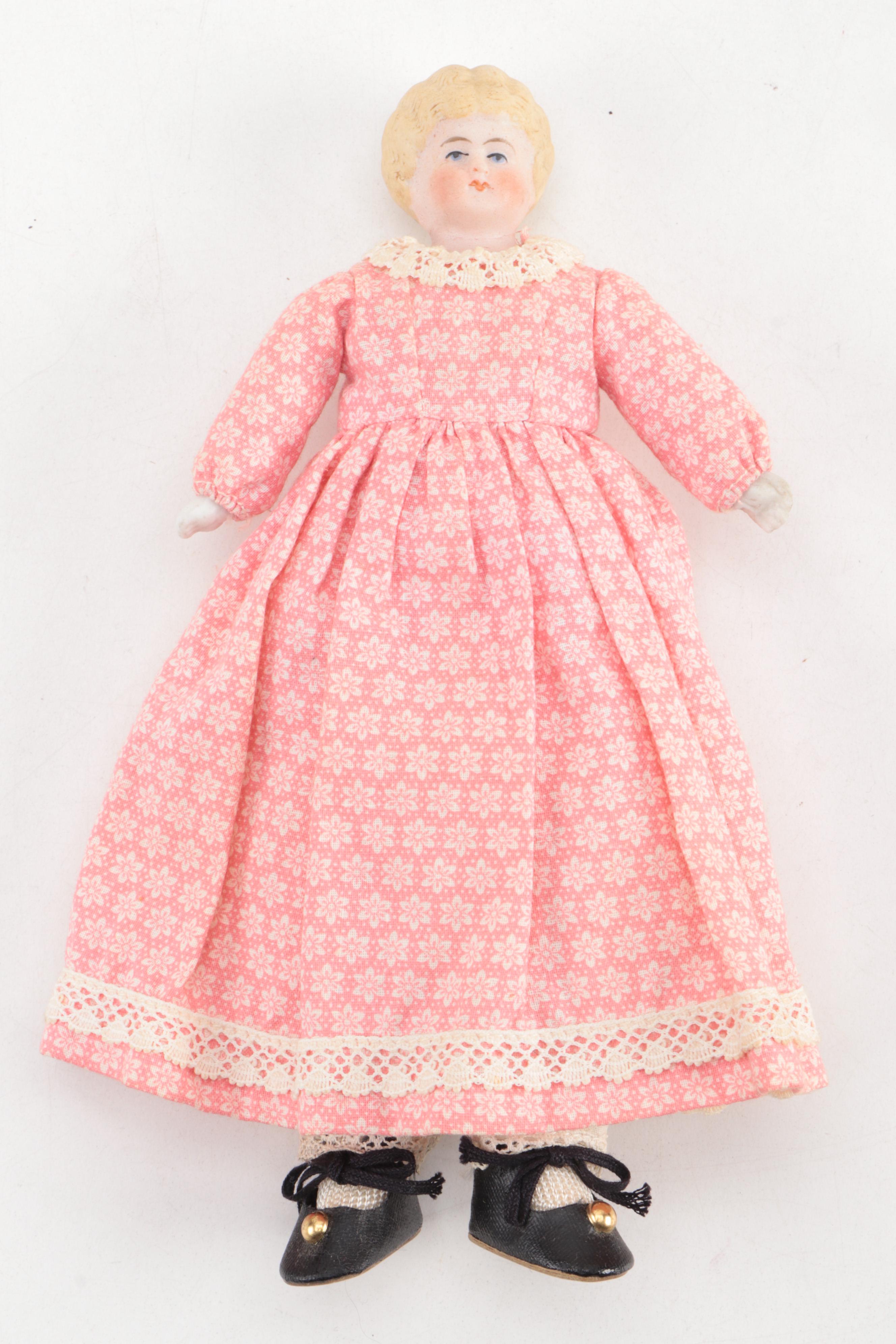 Daisy Kingdom "Sarah Jane" Victorian Style Doll and More, Late 20th Century