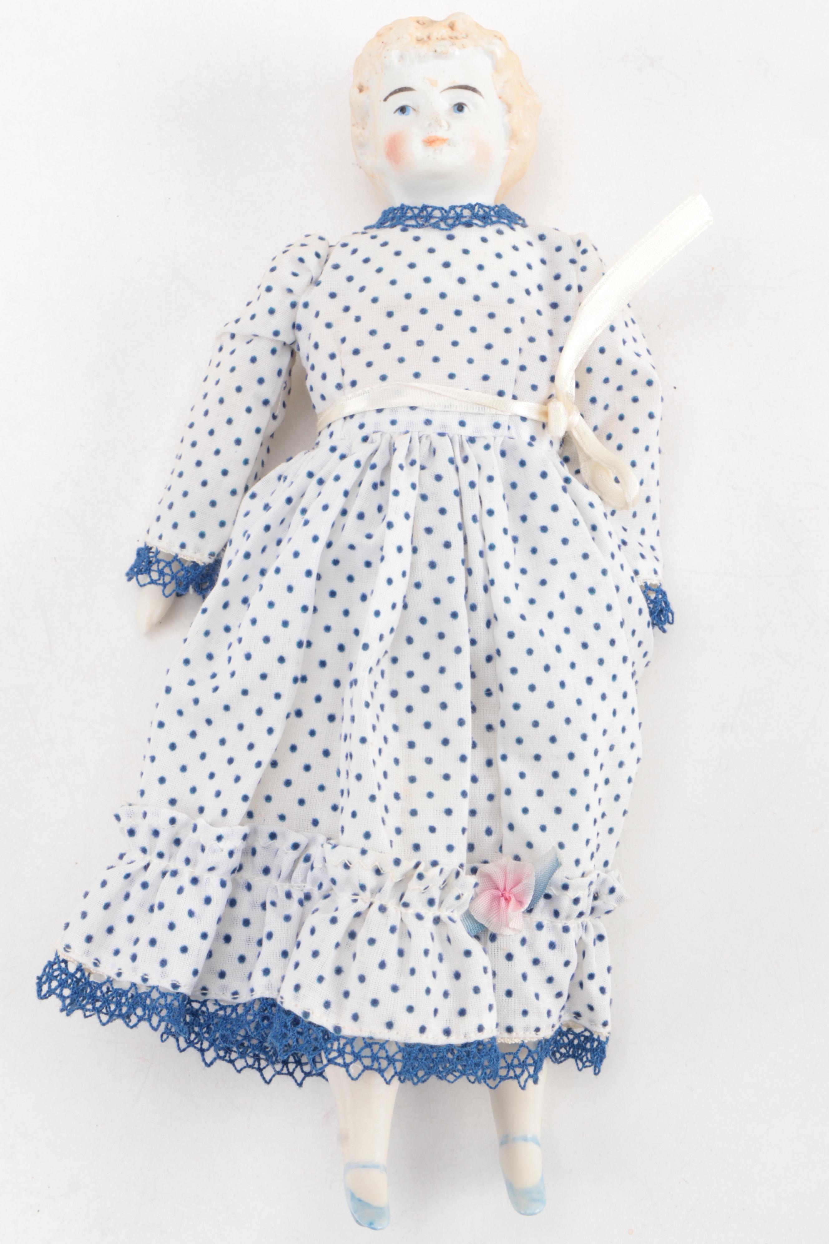 Daisy Kingdom "Sarah Jane" Victorian Style Doll and More, Late 20th Century