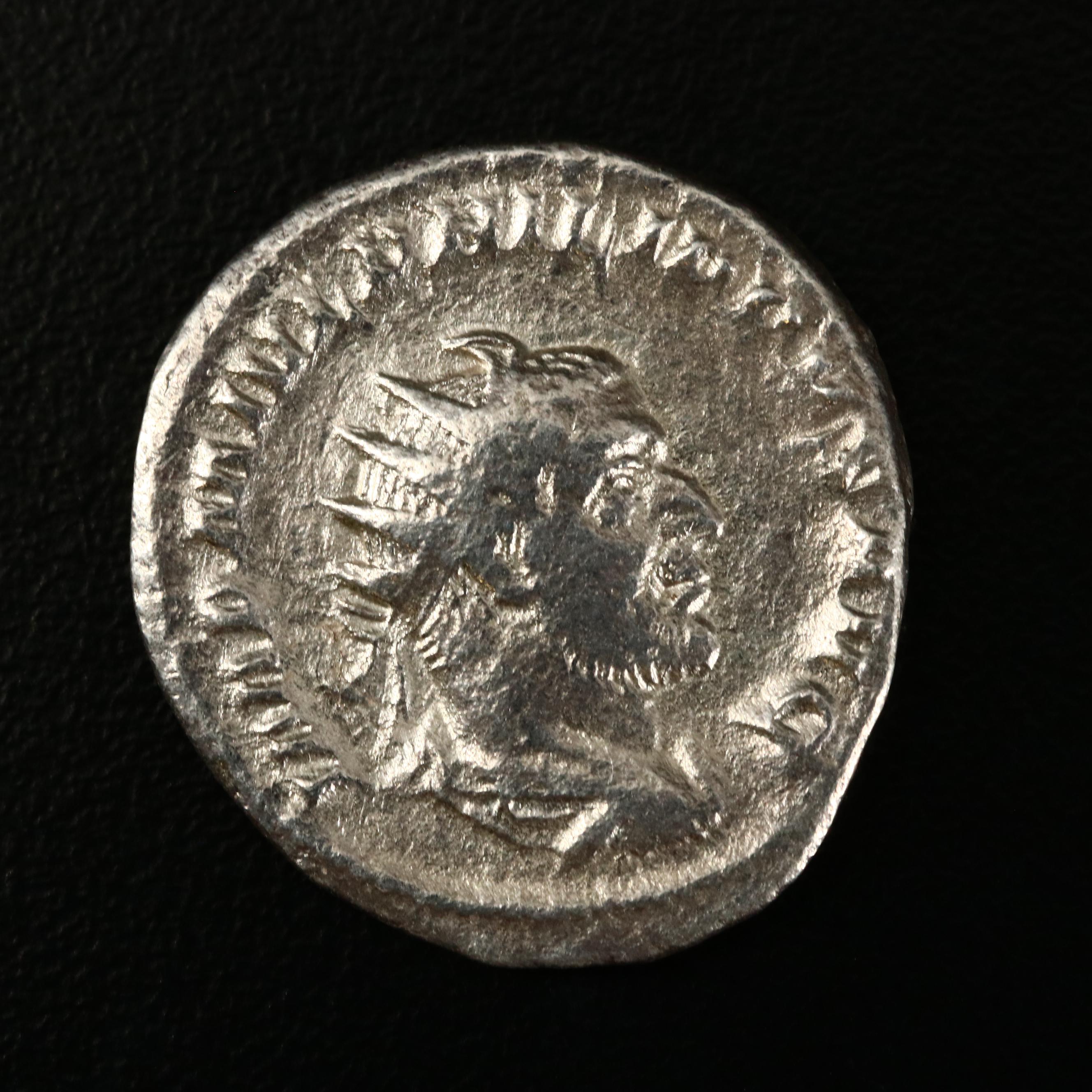 Ancient Roman Imperial AR Antoninianus Coin of Philip I "The Arab", ca. 247 A.D.