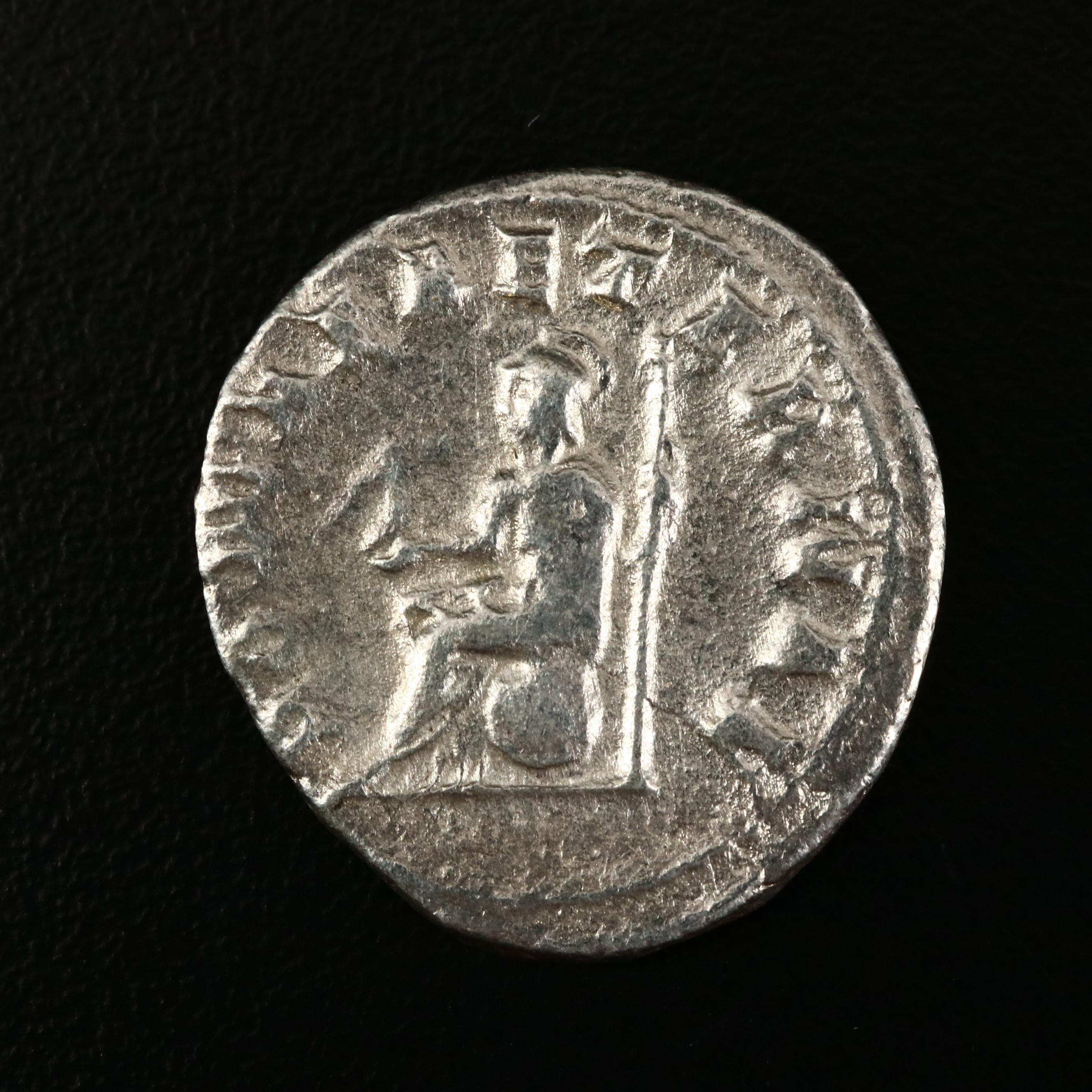 Ancient Roman Imperial AR Antoninianus Coin of Philip I "The Arab", ca. 247 A.D.