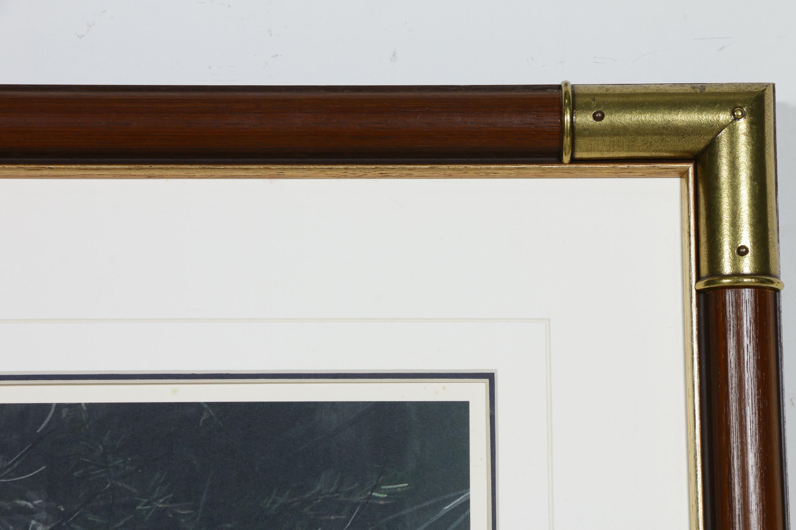 Robert Bateman Offset Lithograph "Midnight - Black Wolf", Late 20th Century