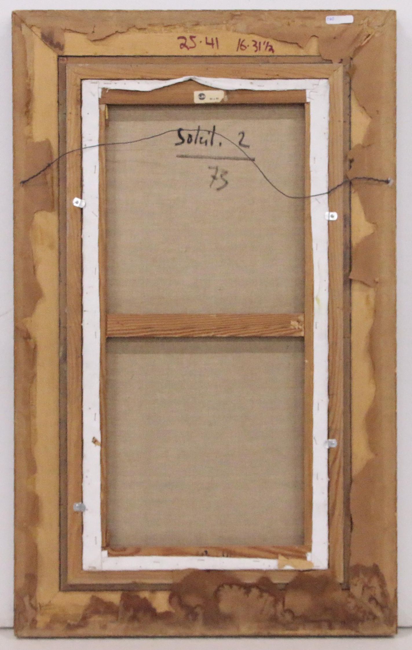 Georges Briata Modernist Oil Painting "Soleil 2", 1973