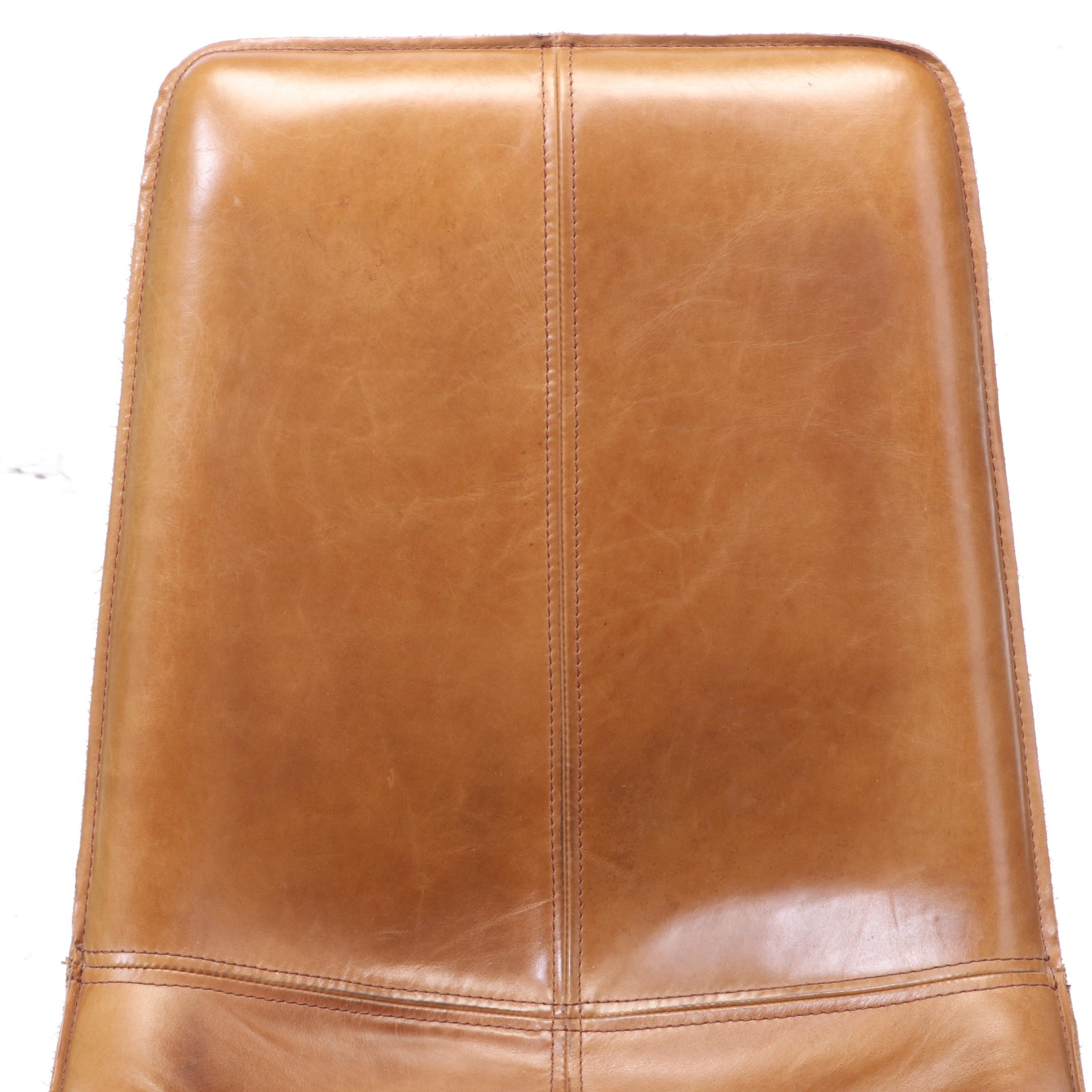 West Elm Slope Saddle Leather Dining Chair EBTH   1589282741758 45e701a543e75f591a62981bc4363bc70cf6fac03b0e9e0a5c67fa6f42be1e10.JPG