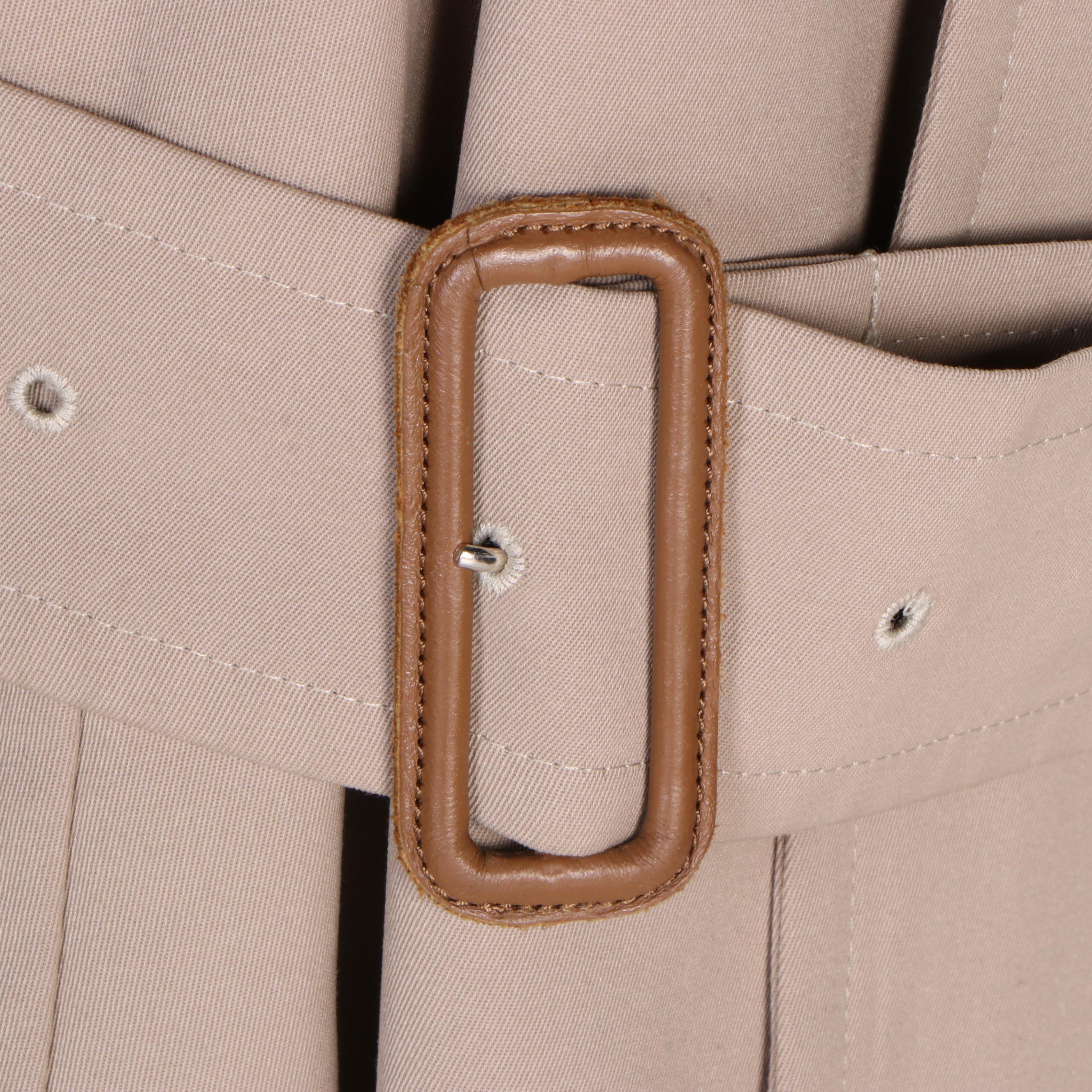 Men's Burberry Lawrence Gabardine Raincoat with Belt and Removable Wool Liner