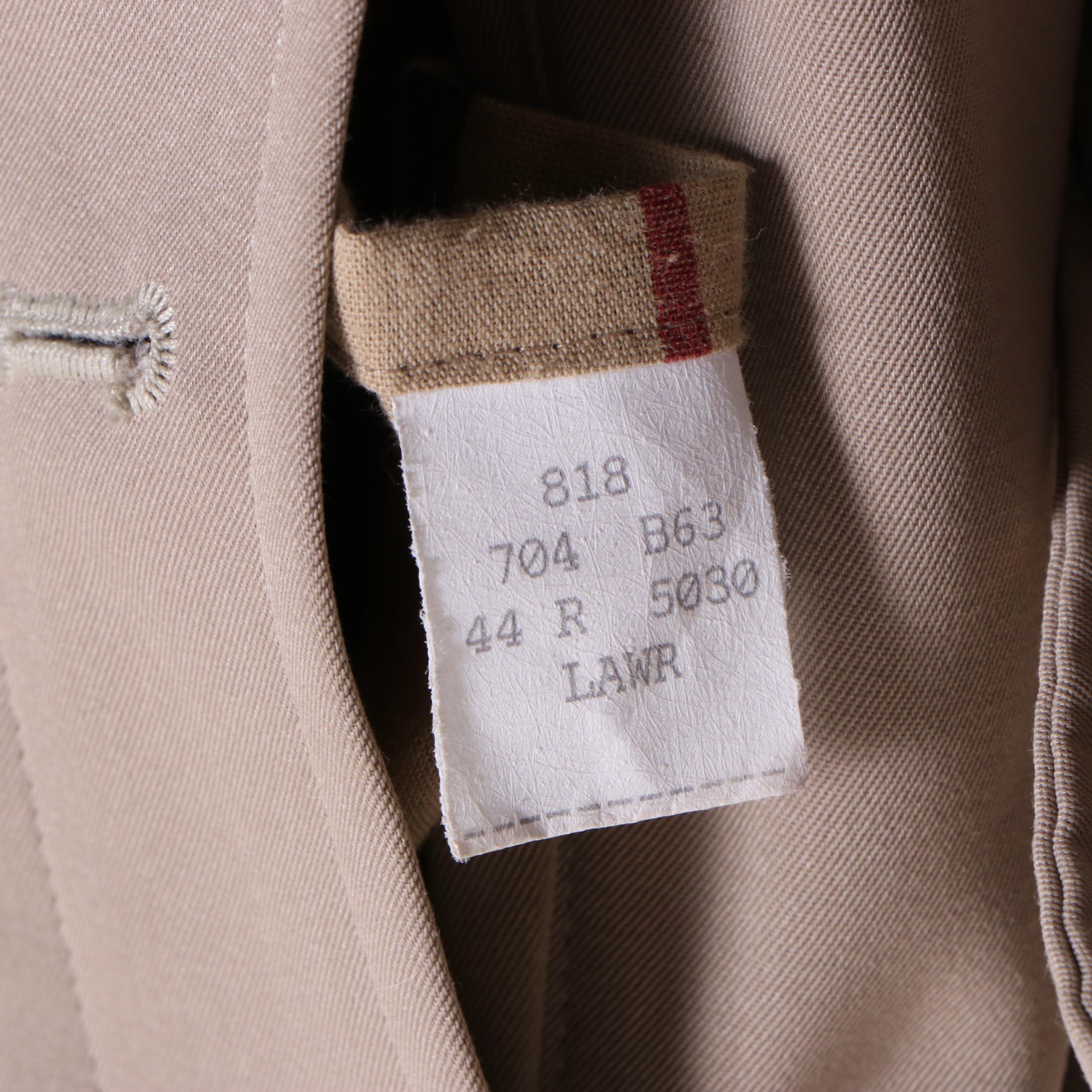 Men's Burberry Lawrence Gabardine Raincoat with Belt and Removable Wool Liner