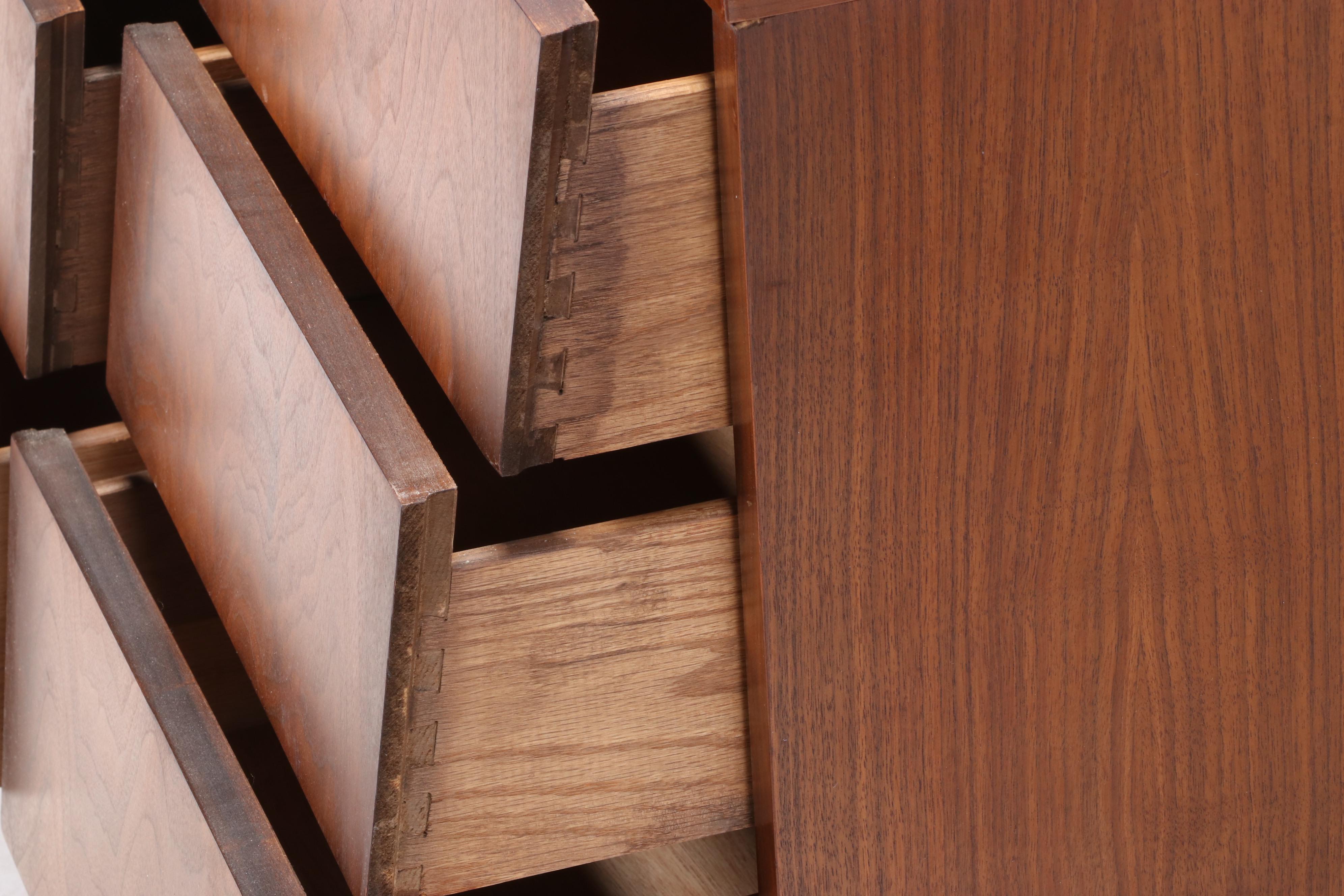 Mid Century Modern Walnut Chest of Drawers