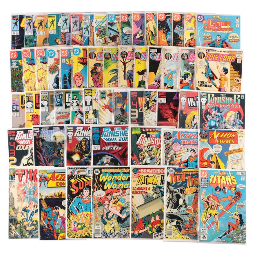 DC and Marvel Comic Books, Includes Superman, G.I. Joe, The Punisher, and More