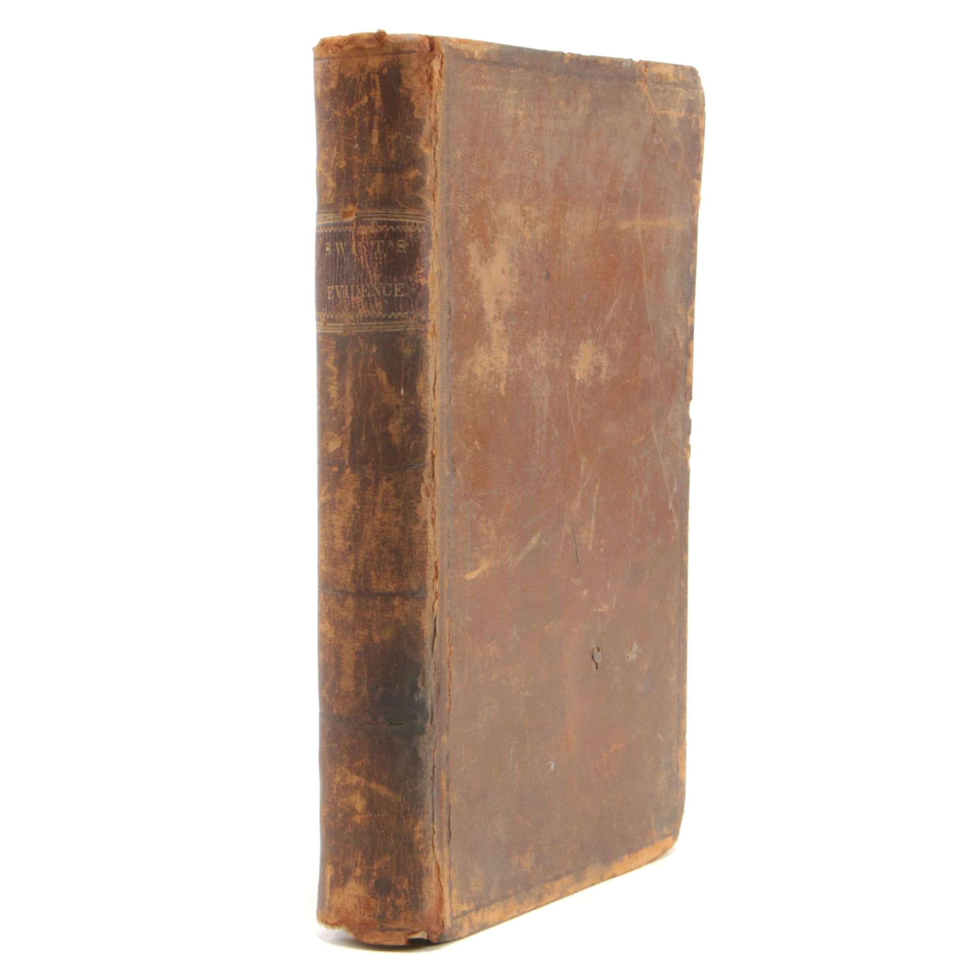 1810 First Edition "A Digest of the Laws of Evidence" by Zephaniah Swift