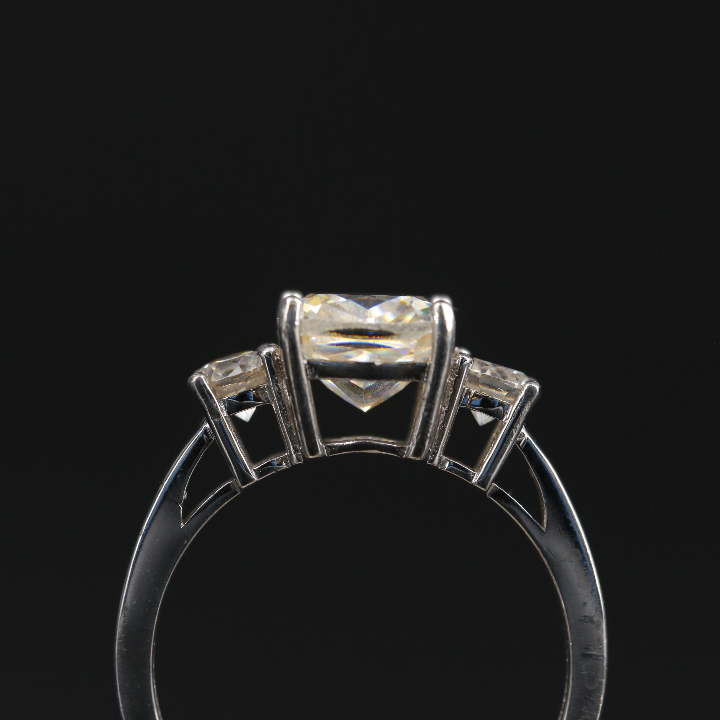 Sterling Silver Strontium Titanate Ring