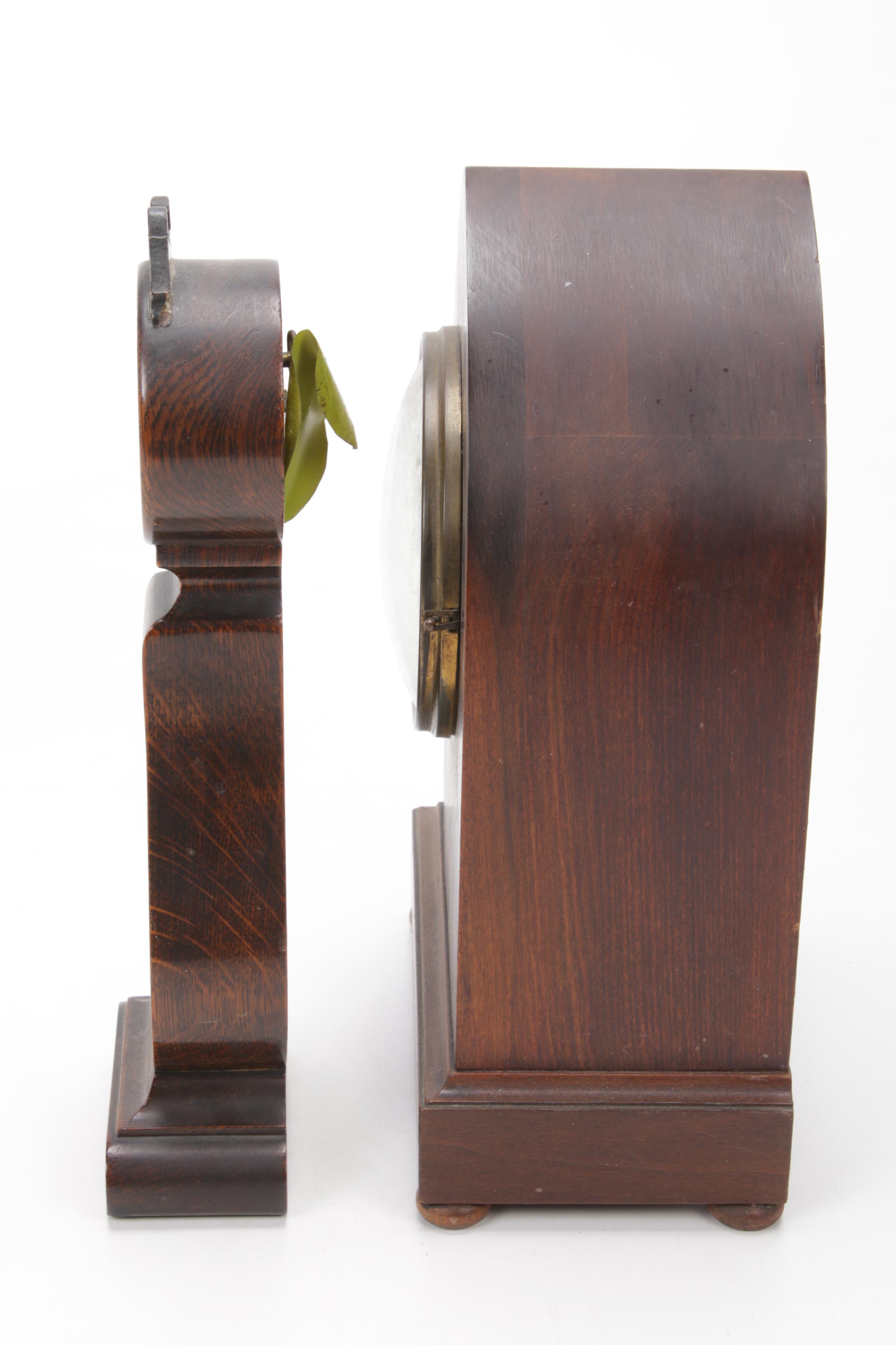 Jennings Brothers and Ingraham Desk and Mantle Clocks