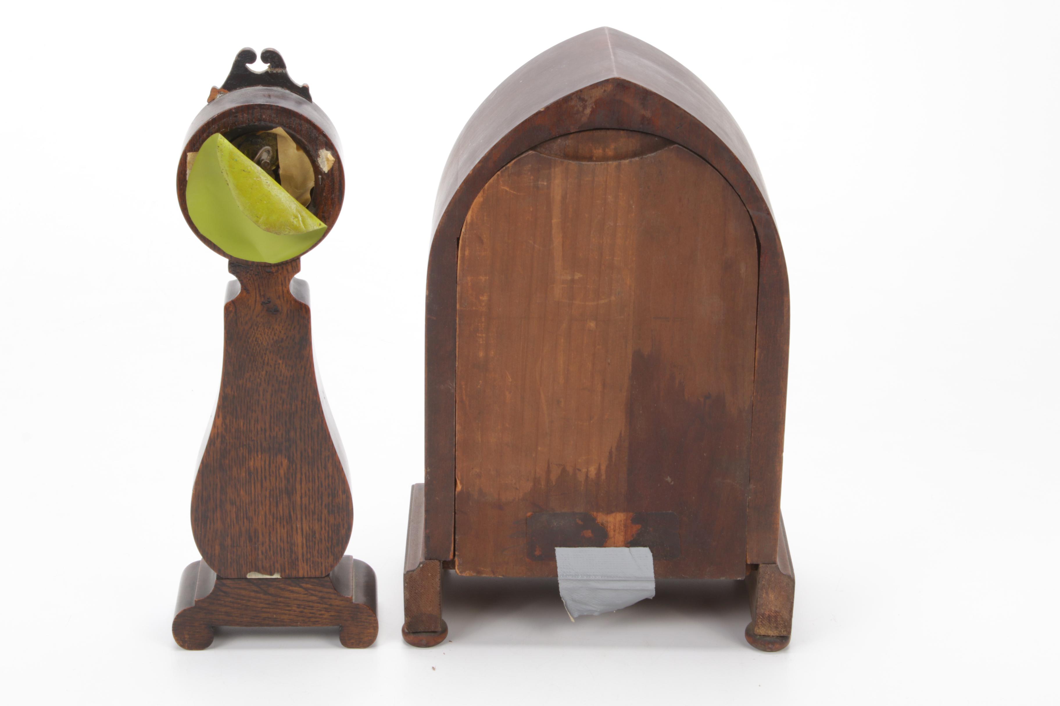 Jennings Brothers and Ingraham Desk and Mantle Clocks