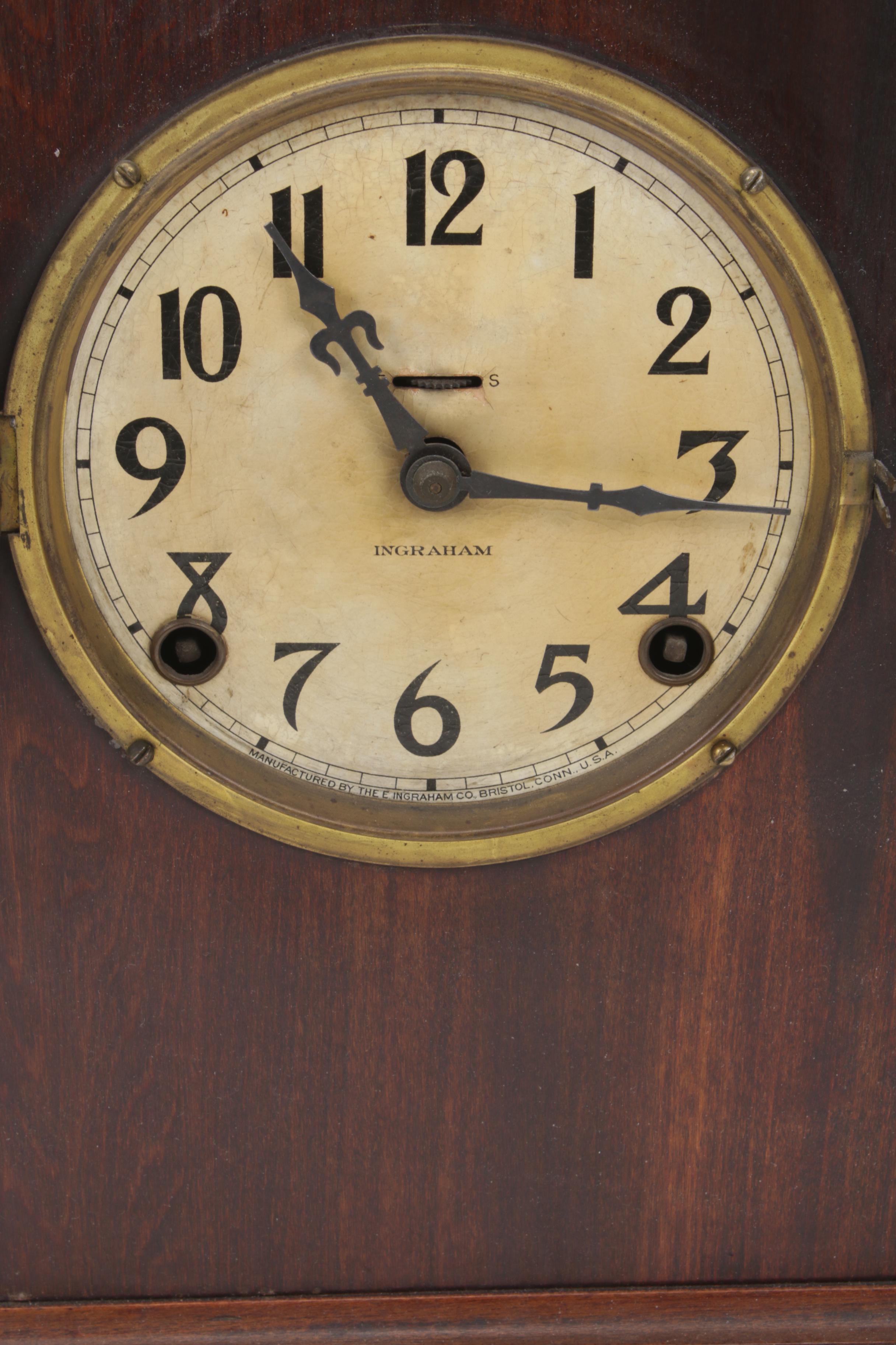 Jennings Brothers and Ingraham Desk and Mantle Clocks