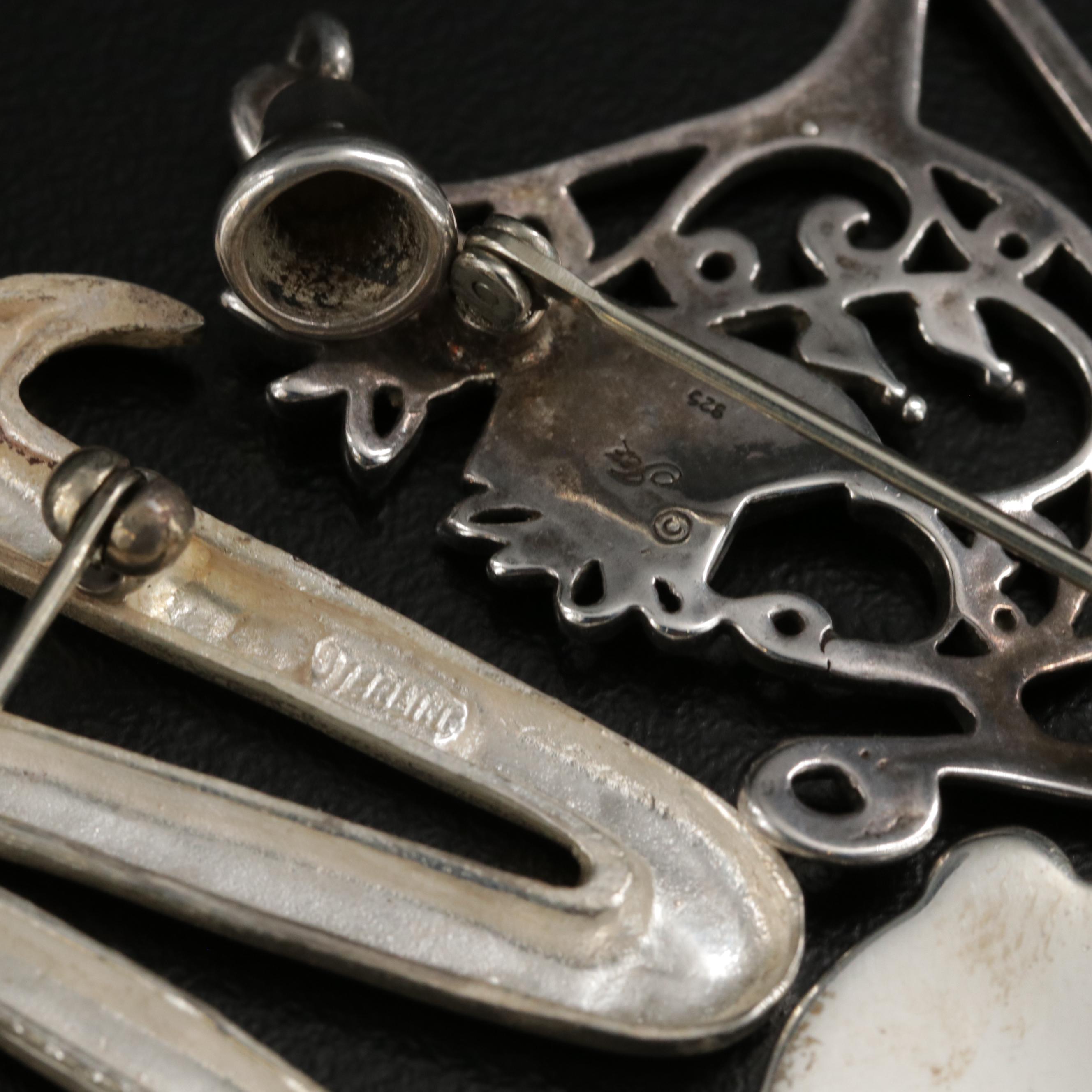 Vintage Sterling Silver Jewelry Selection