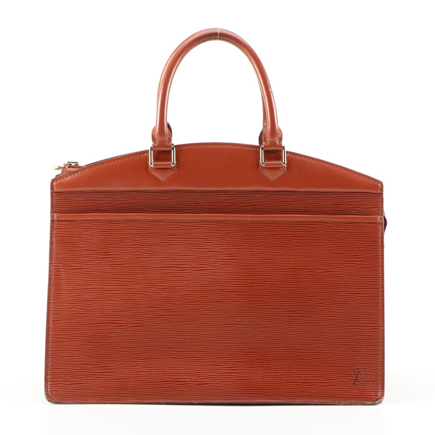 Louis Vuitton Riviera Top Handle Bag in Cipango Gold Epi Leather